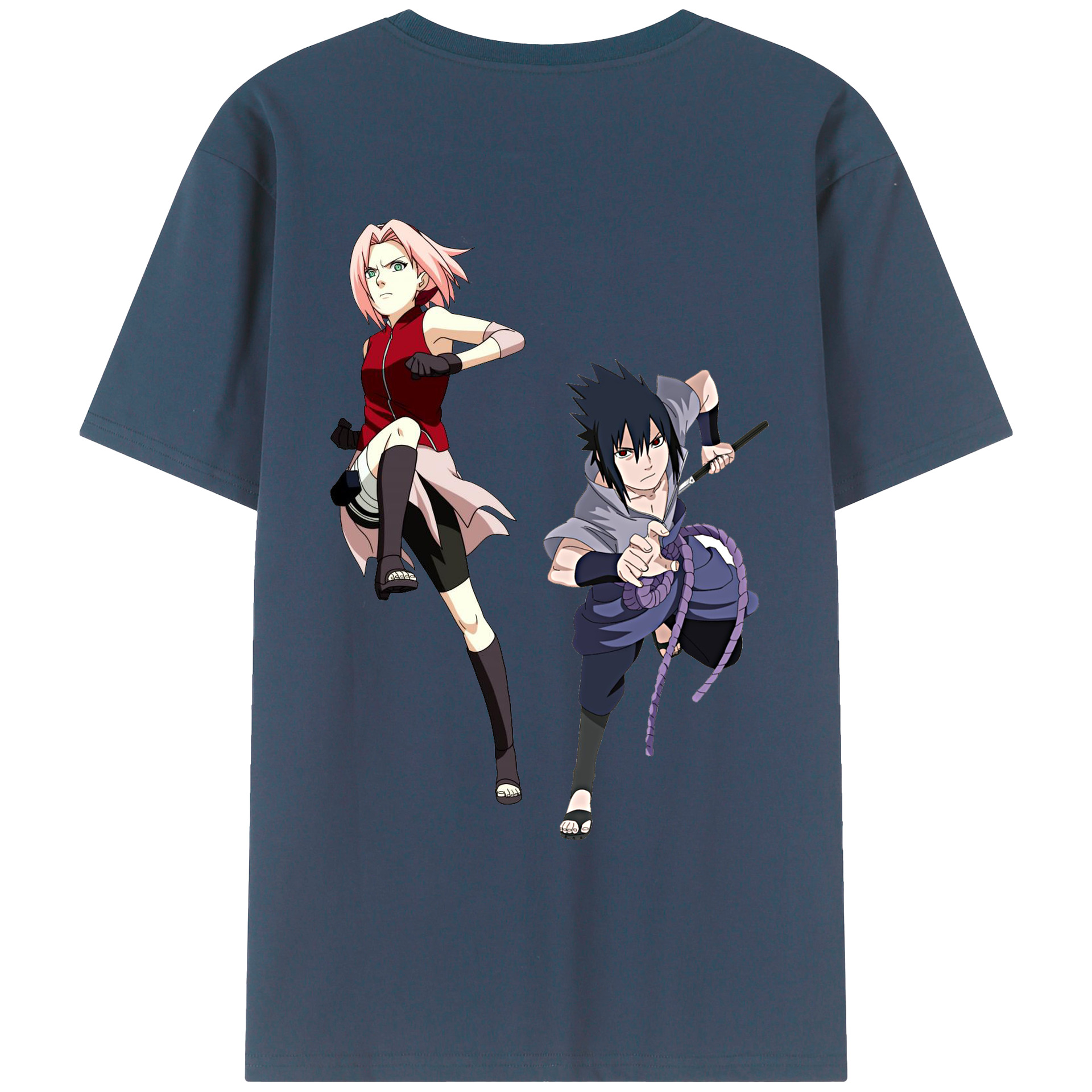 （画像用） NARUTO -ナルト- 春野サクラ Haruno Sakura レディース半袖Tシャツ(バックプリント)