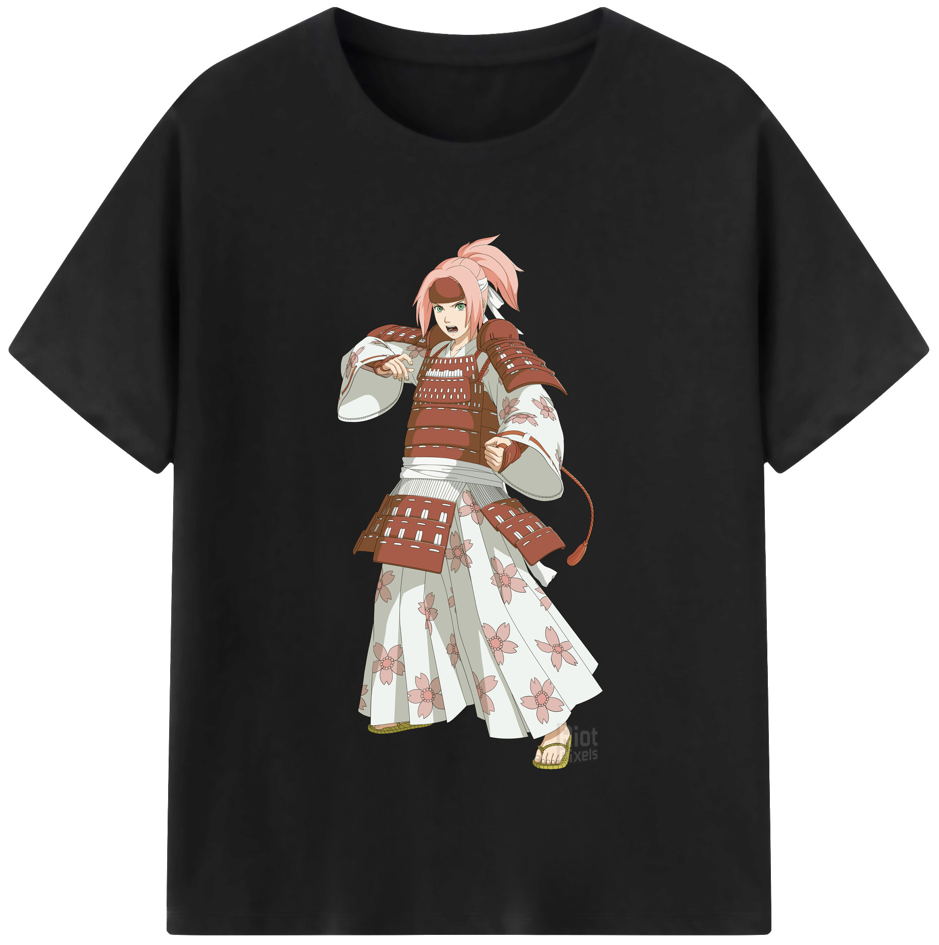 （画像用） NARUTO -ナルト- 春野サクラ Haruno Sakura レディースカジュアルプリントTシャツ（綿100％）