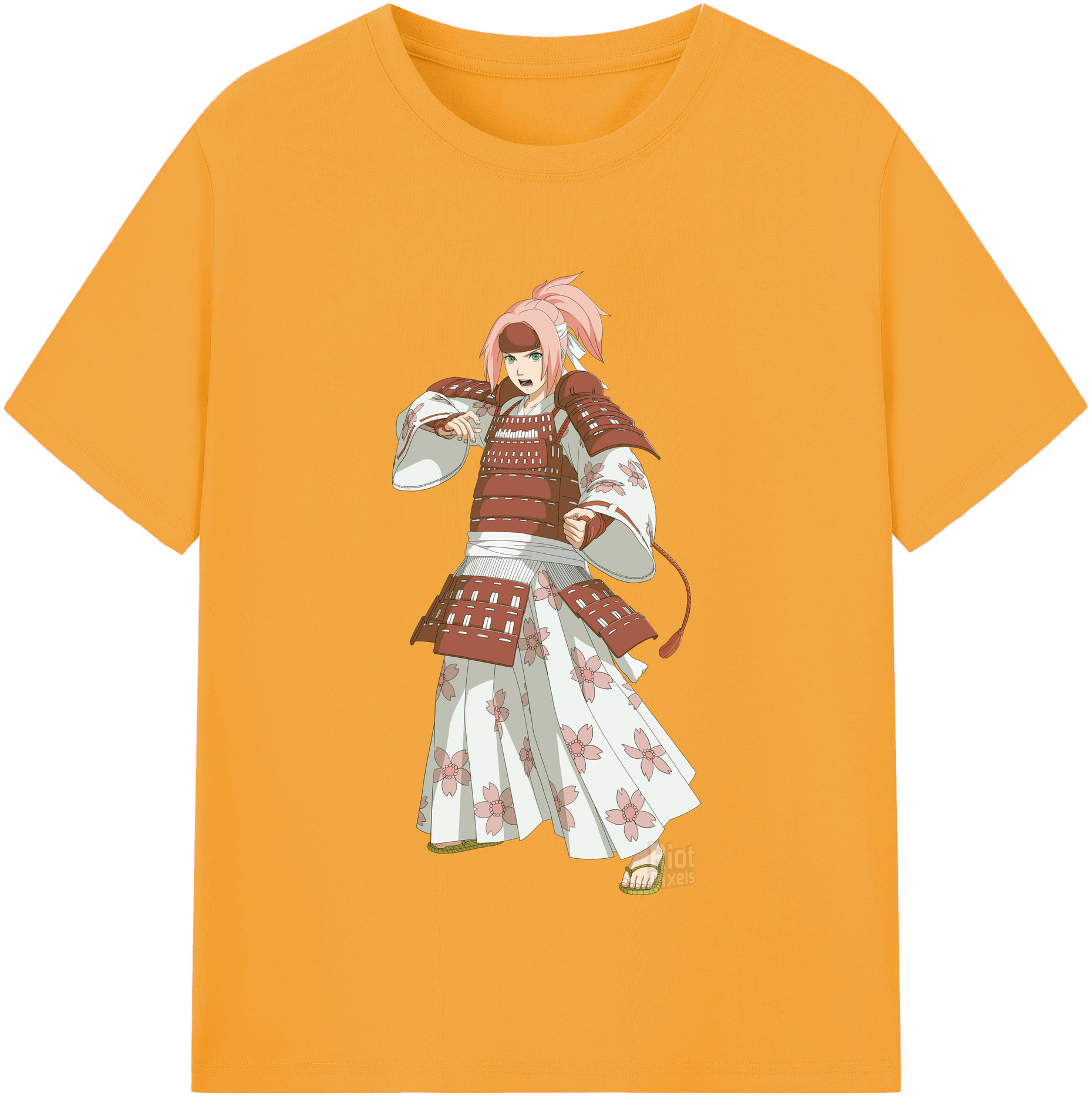 （画像用） NARUTO -ナルト- 春野サクラ Haruno Sakura レディースカジュアルプリントTシャツ（綿100％）
