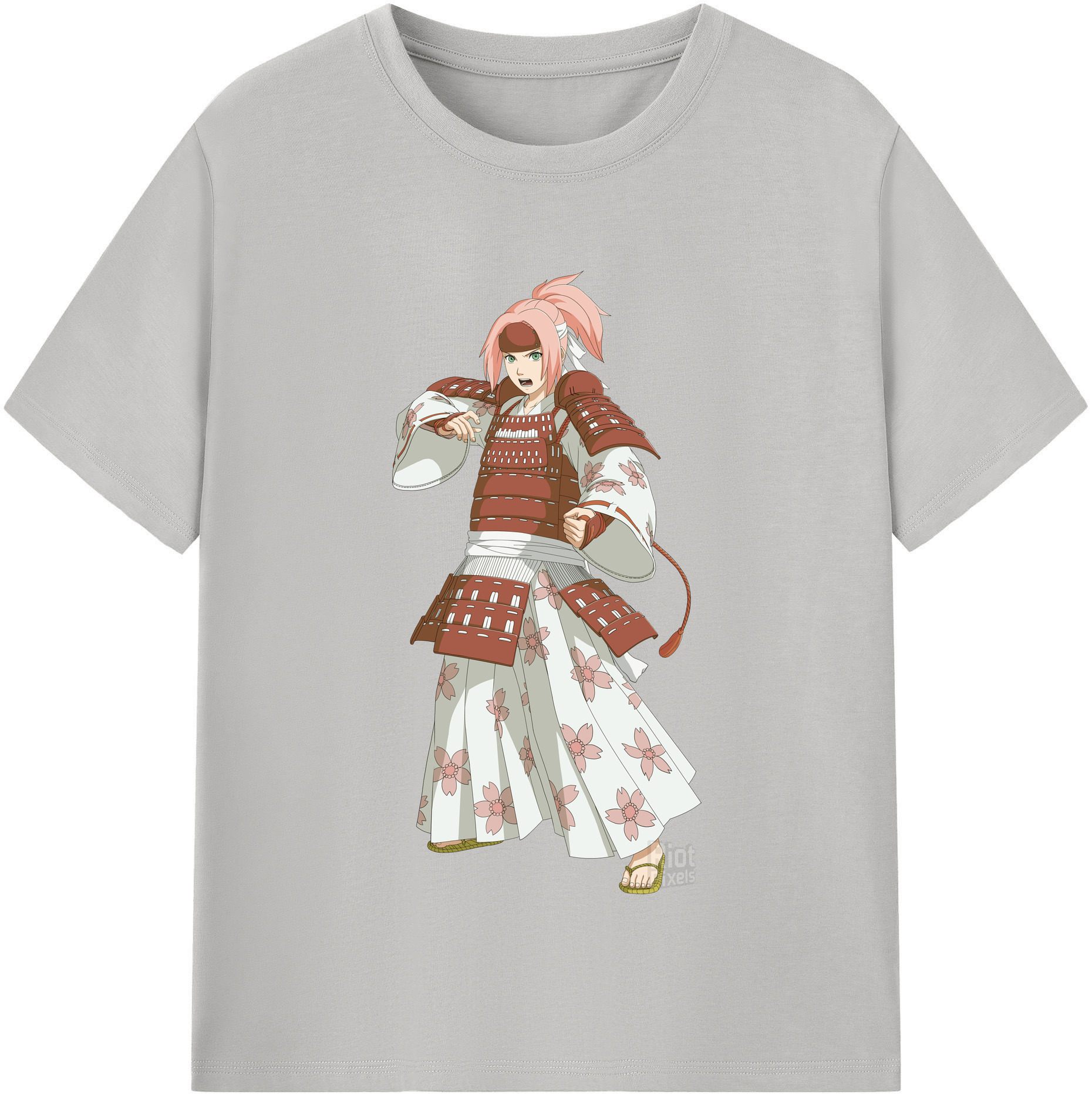 （画像用） NARUTO -ナルト- 春野サクラ Haruno Sakura レディースカジュアルプリントTシャツ（綿100％）