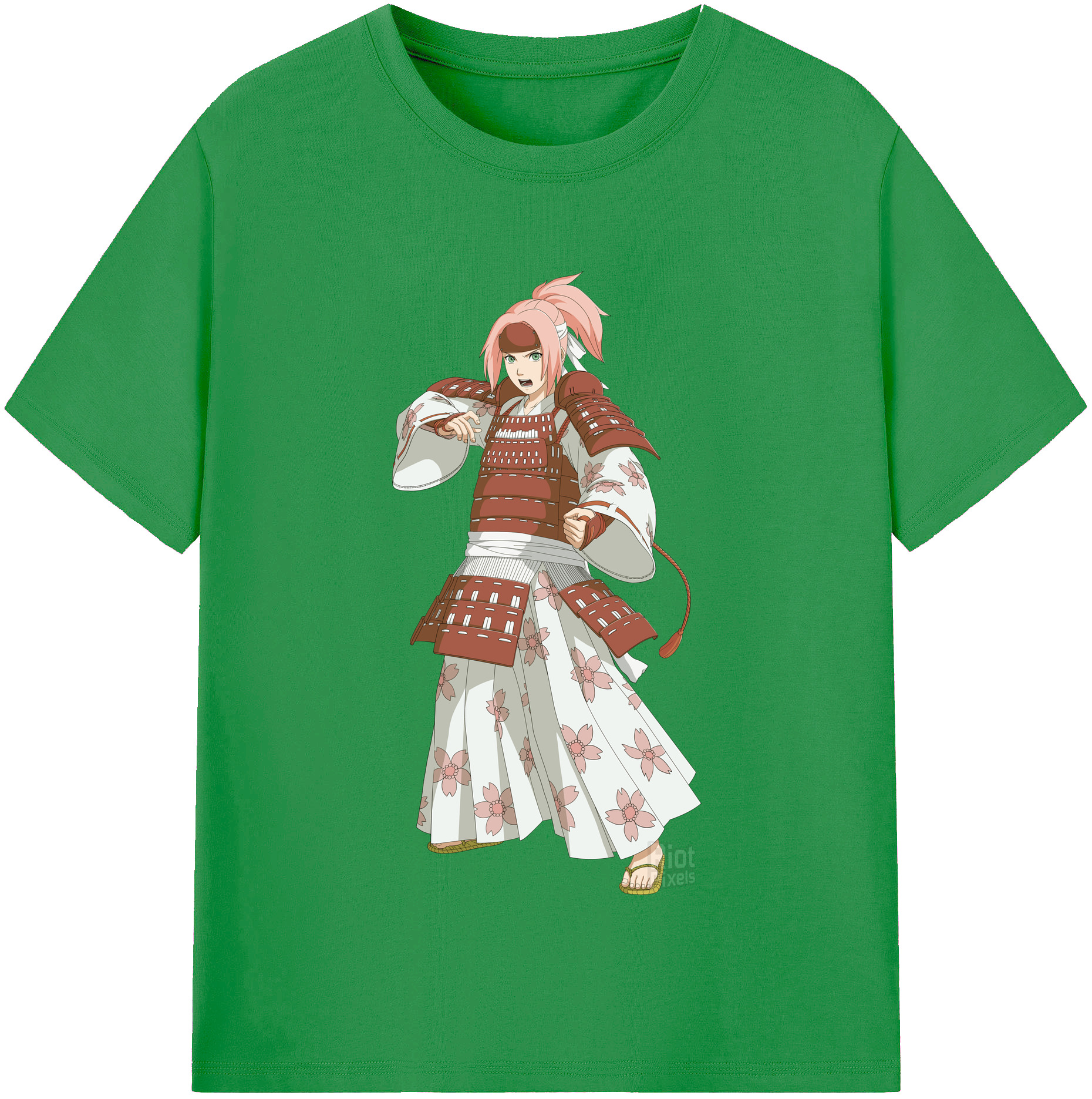 （画像用） NARUTO -ナルト- 春野サクラ Haruno Sakura レディースカジュアルプリントTシャツ（綿100％）