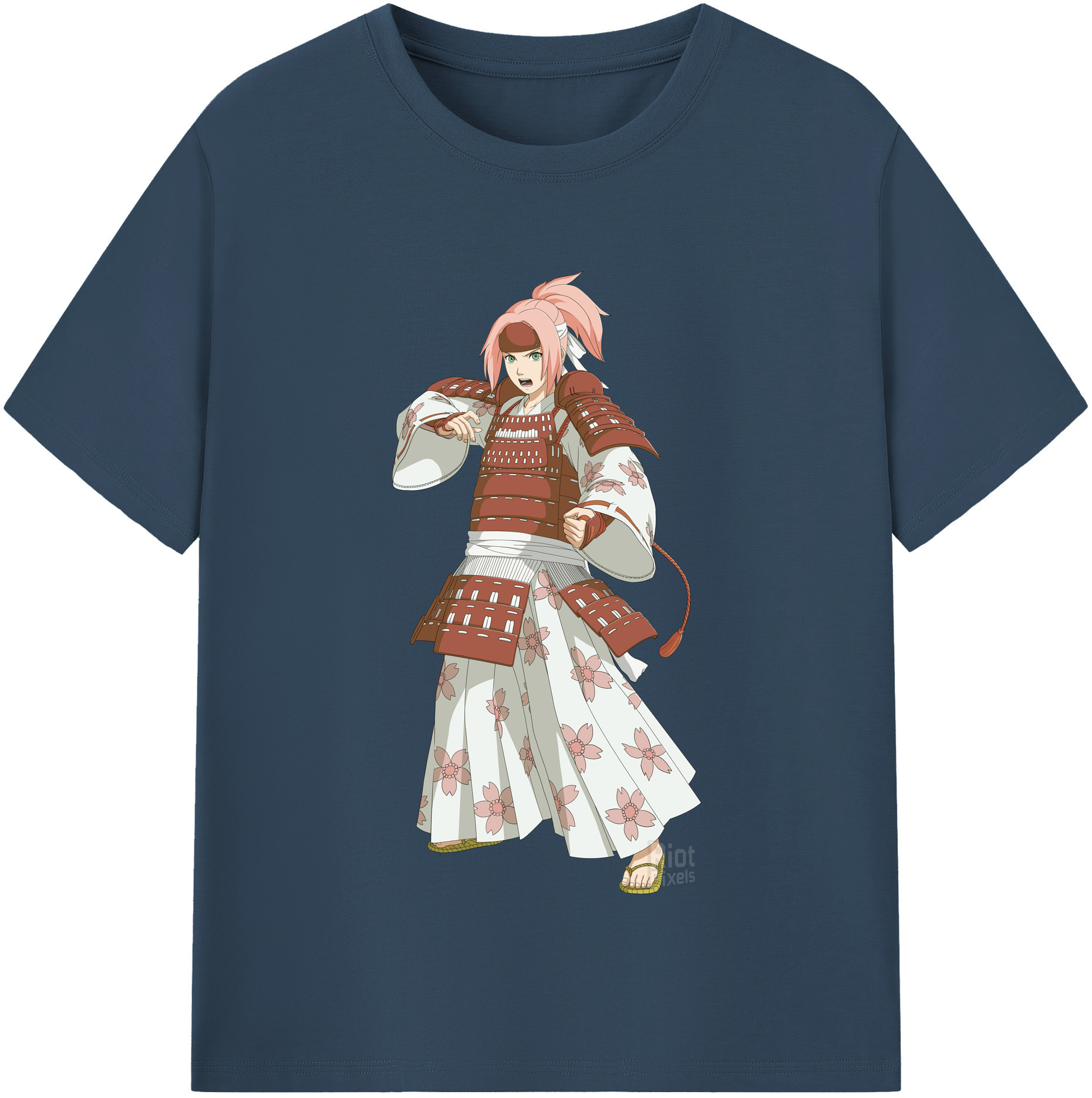 （画像用） NARUTO -ナルト- 春野サクラ Haruno Sakura レディースカジュアルプリントTシャツ（綿100％）