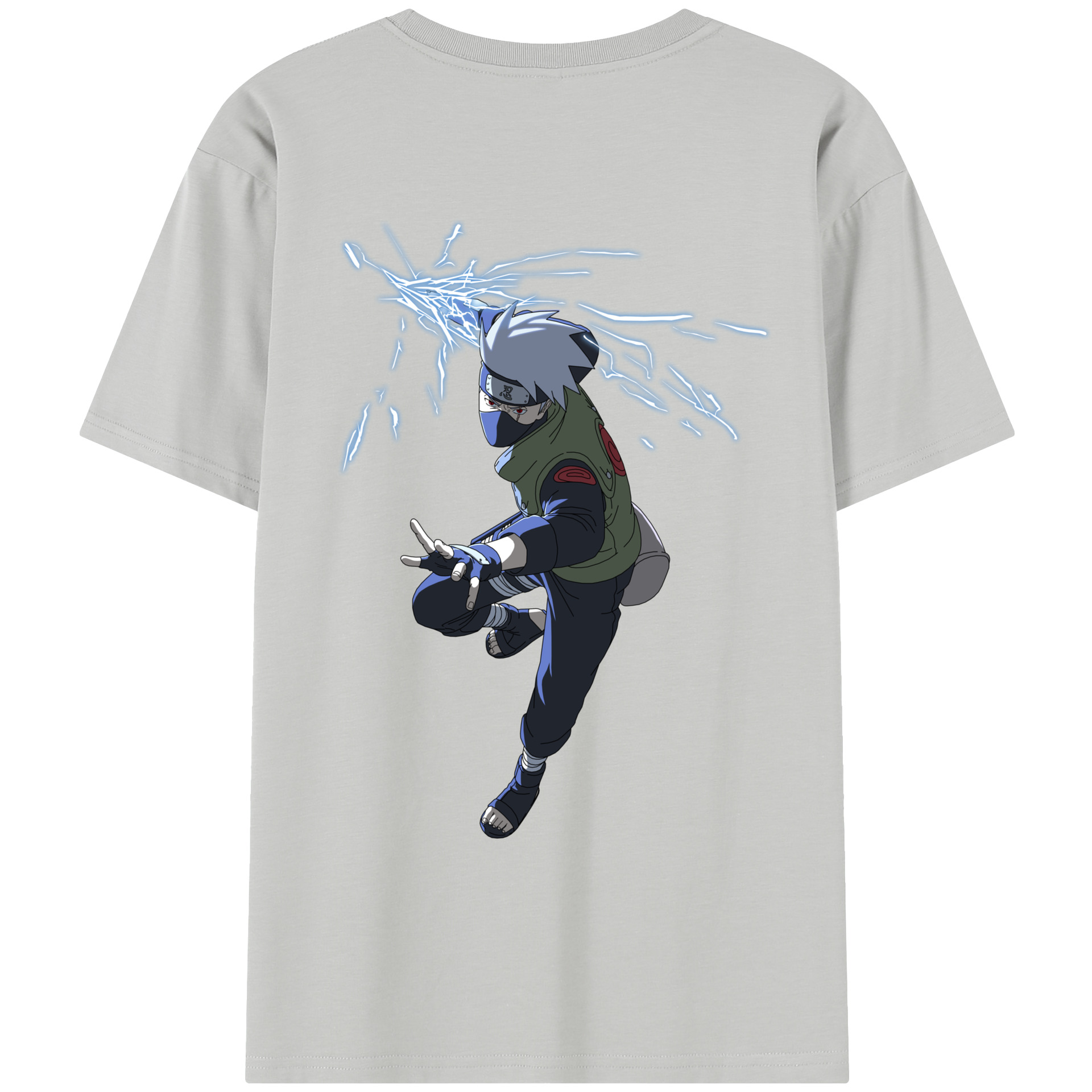 （画像用） NARUTO -ナルト- はたけ カカシ Hatake Kakashi レディース半袖Tシャツ(バックプリント)