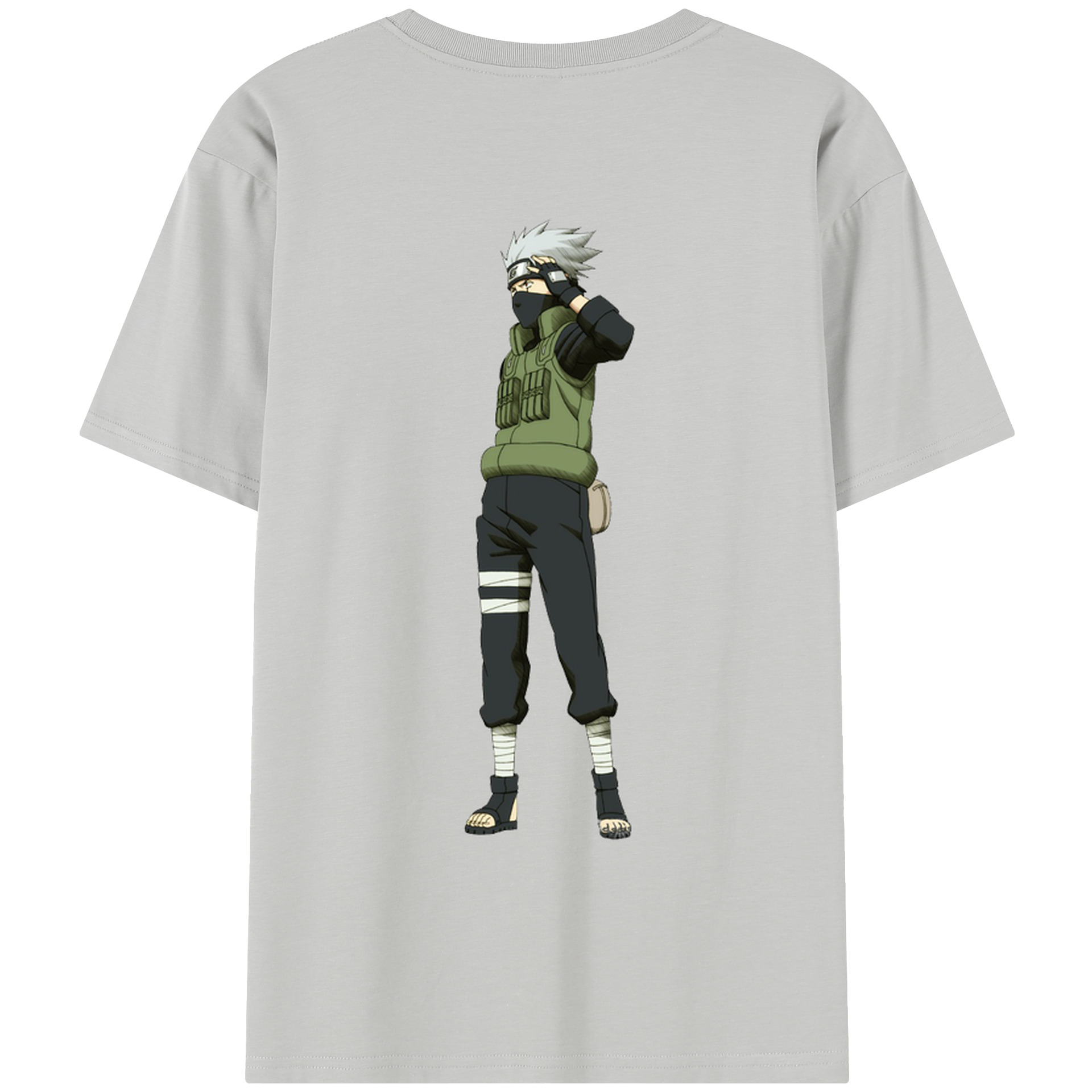 （画像用） NARUTO -ナルト- はたけ カカシ Hatake Kakashi レディース半袖Tシャツ(バックプリント)