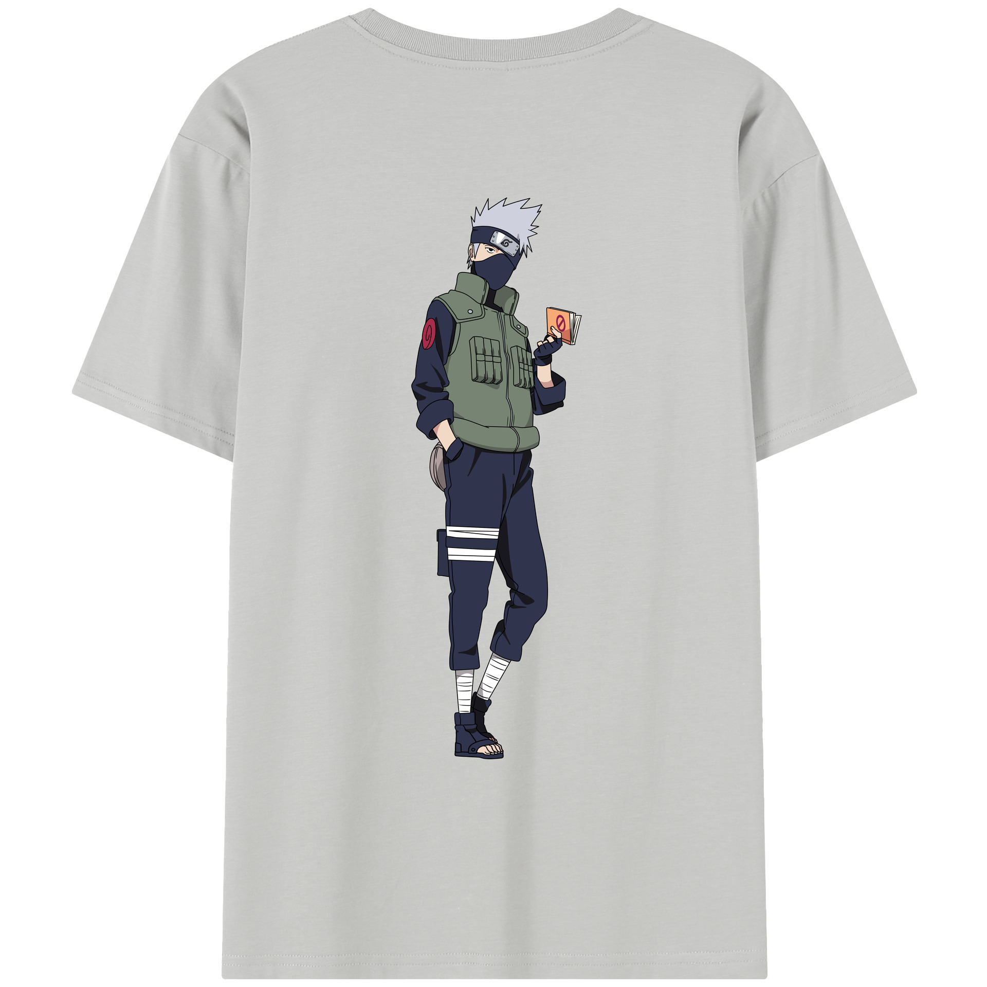 （画像用） NARUTO -ナルト- はたけ カカシ Hatake Kakashi レディース半袖Tシャツ(バックプリント)