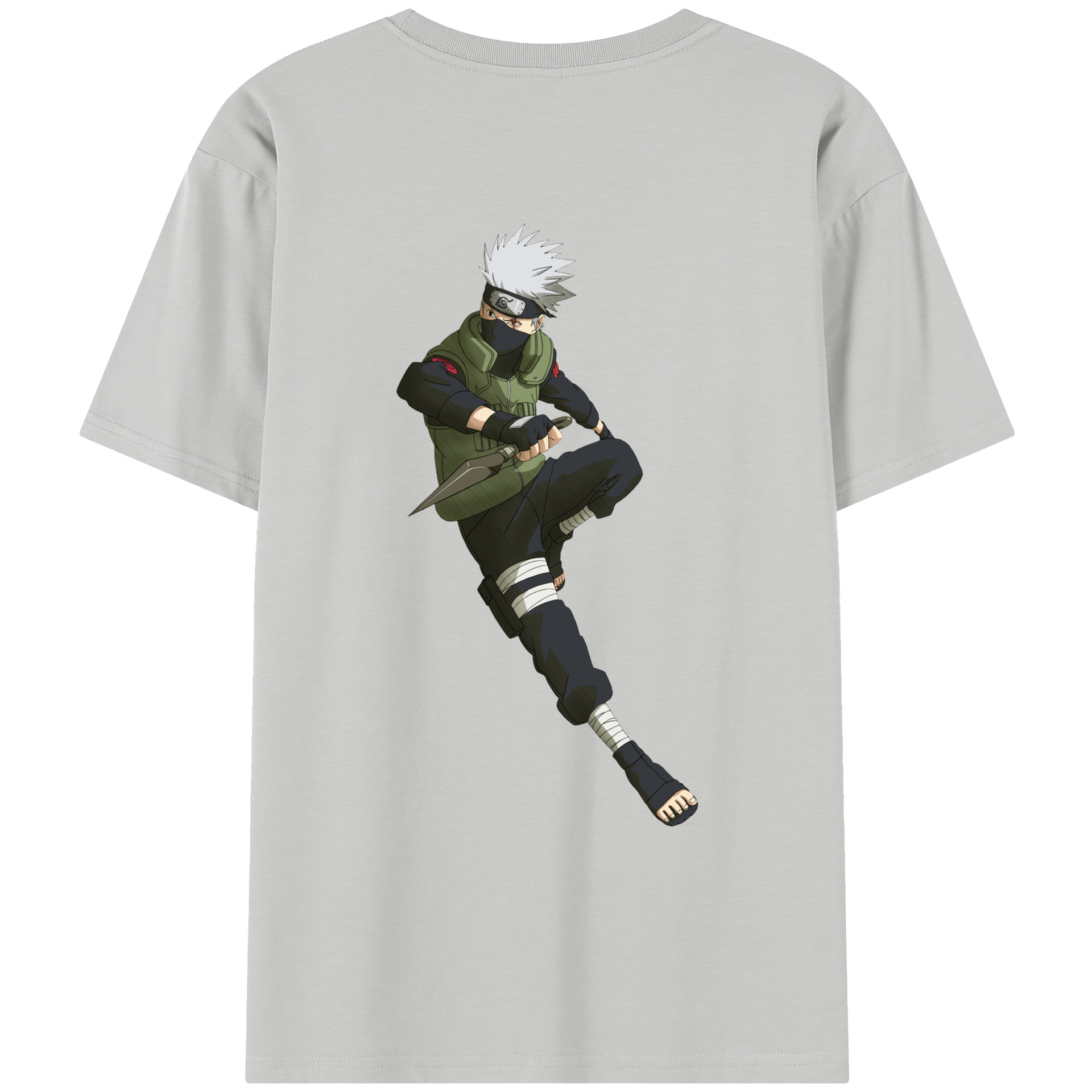 （画像用） NARUTO -ナルト- はたけ カカシ Hatake Kakashi レディース半袖Tシャツ(バックプリント)