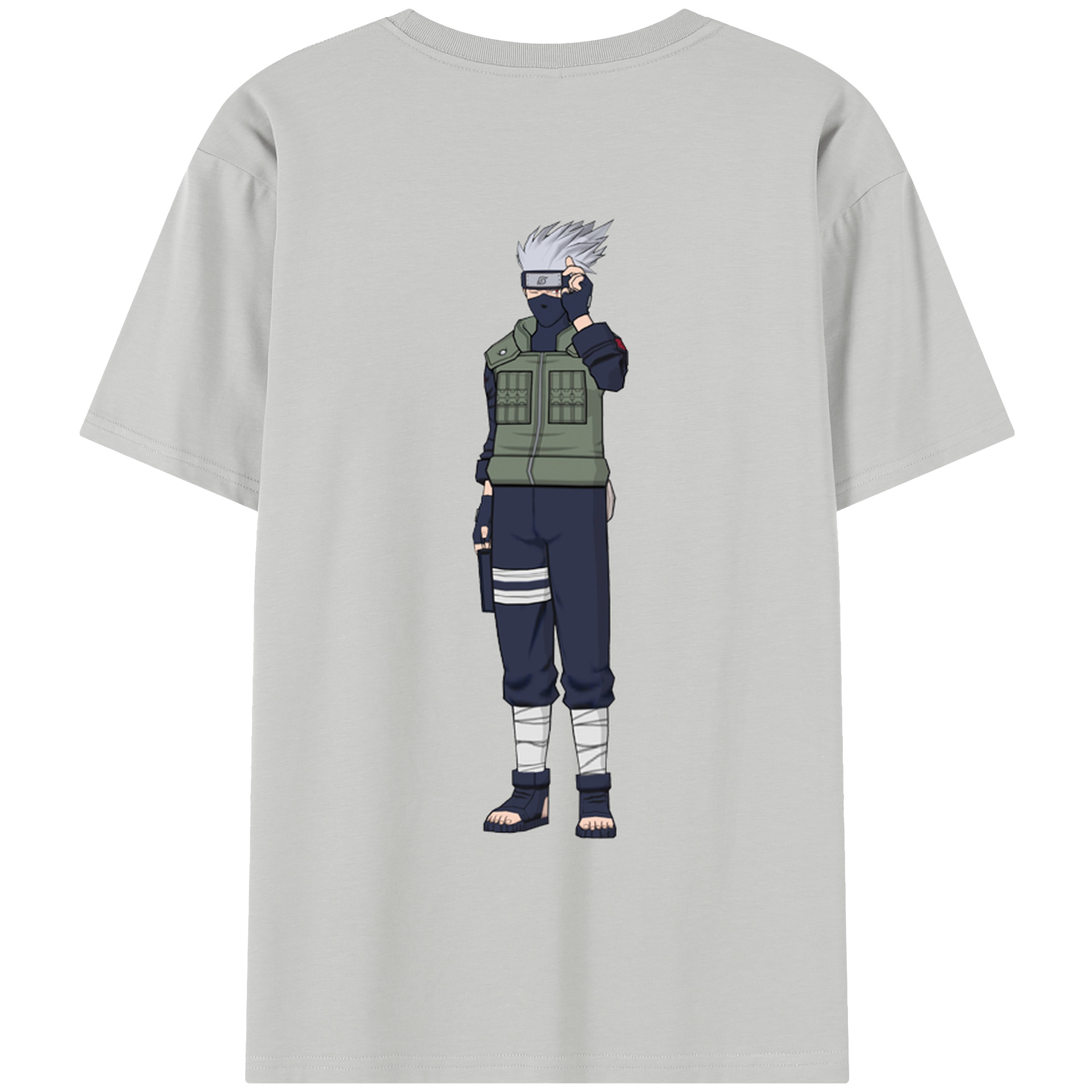 （画像用） NARUTO -ナルト- はたけ カカシ Hatake Kakashi レディース半袖Tシャツ(バックプリント)