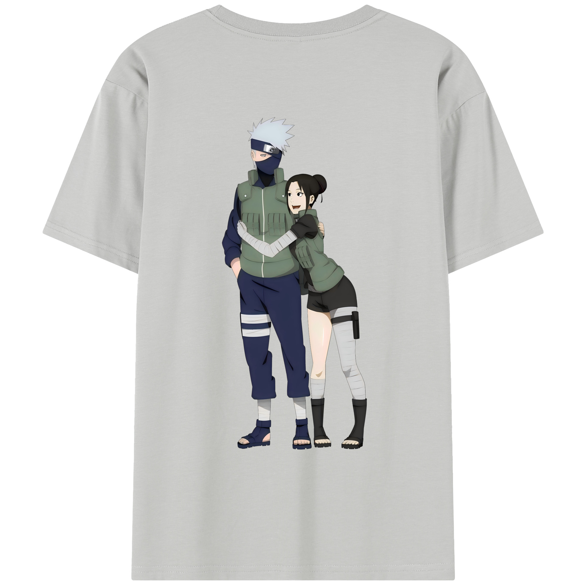 （画像用） NARUTO -ナルト- はたけ カカシ Hatake Kakashi レディース半袖Tシャツ(バックプリント)
