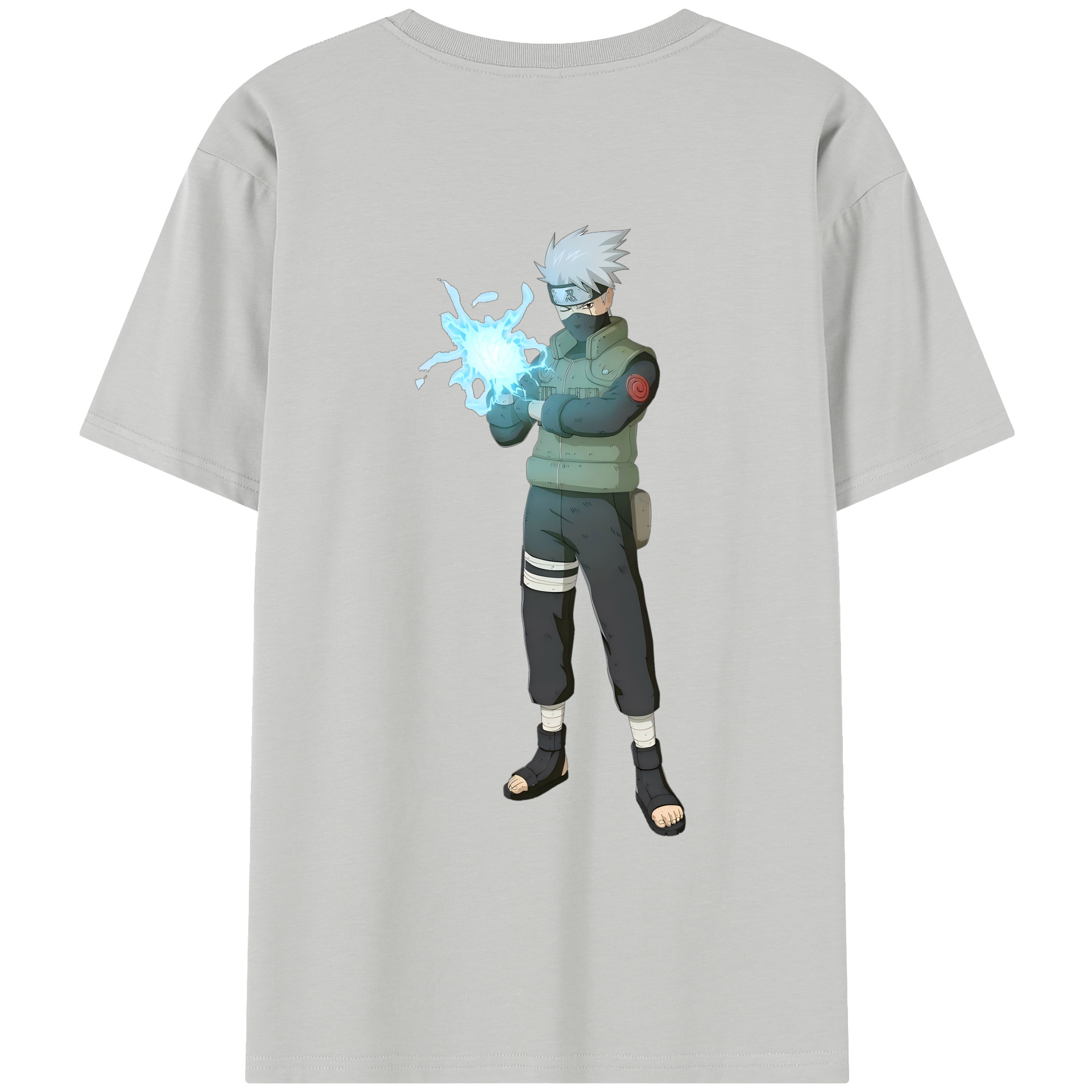 （画像用） NARUTO -ナルト- はたけ カカシ Hatake Kakashi レディース半袖Tシャツ(バックプリント)