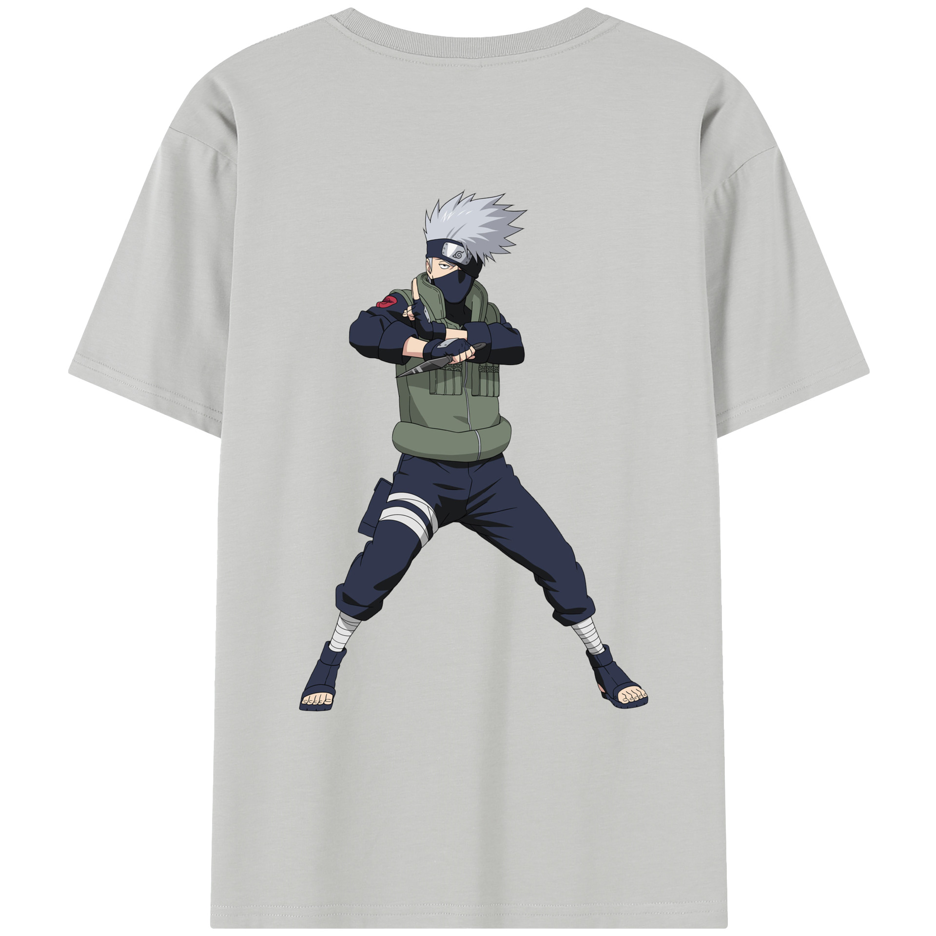 （画像用） NARUTO -ナルト- はたけ カカシ Hatake Kakashi レディース半袖Tシャツ(バックプリント)