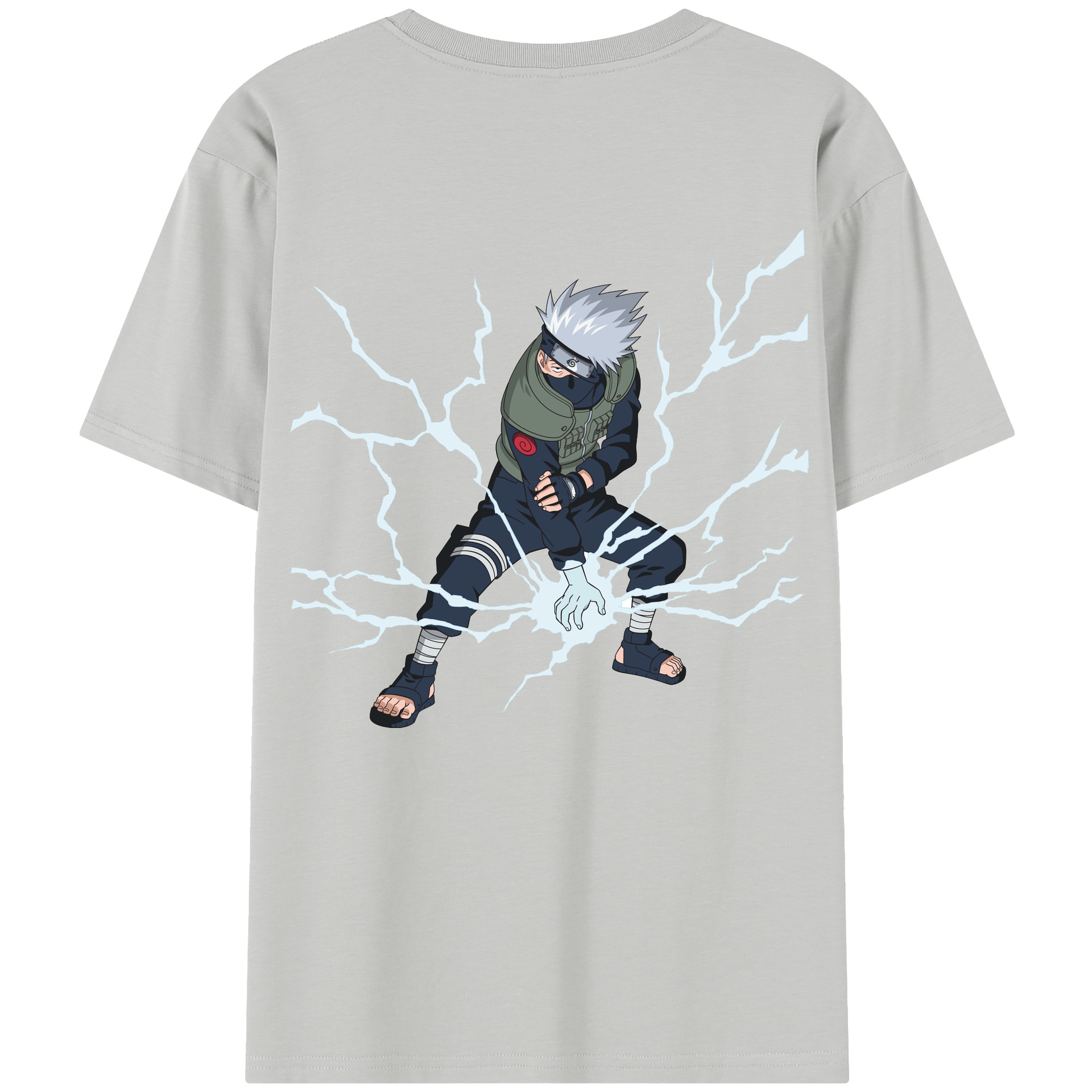 （画像用） NARUTO -ナルト- はたけ カカシ Hatake Kakashi レディース半袖Tシャツ(バックプリント)