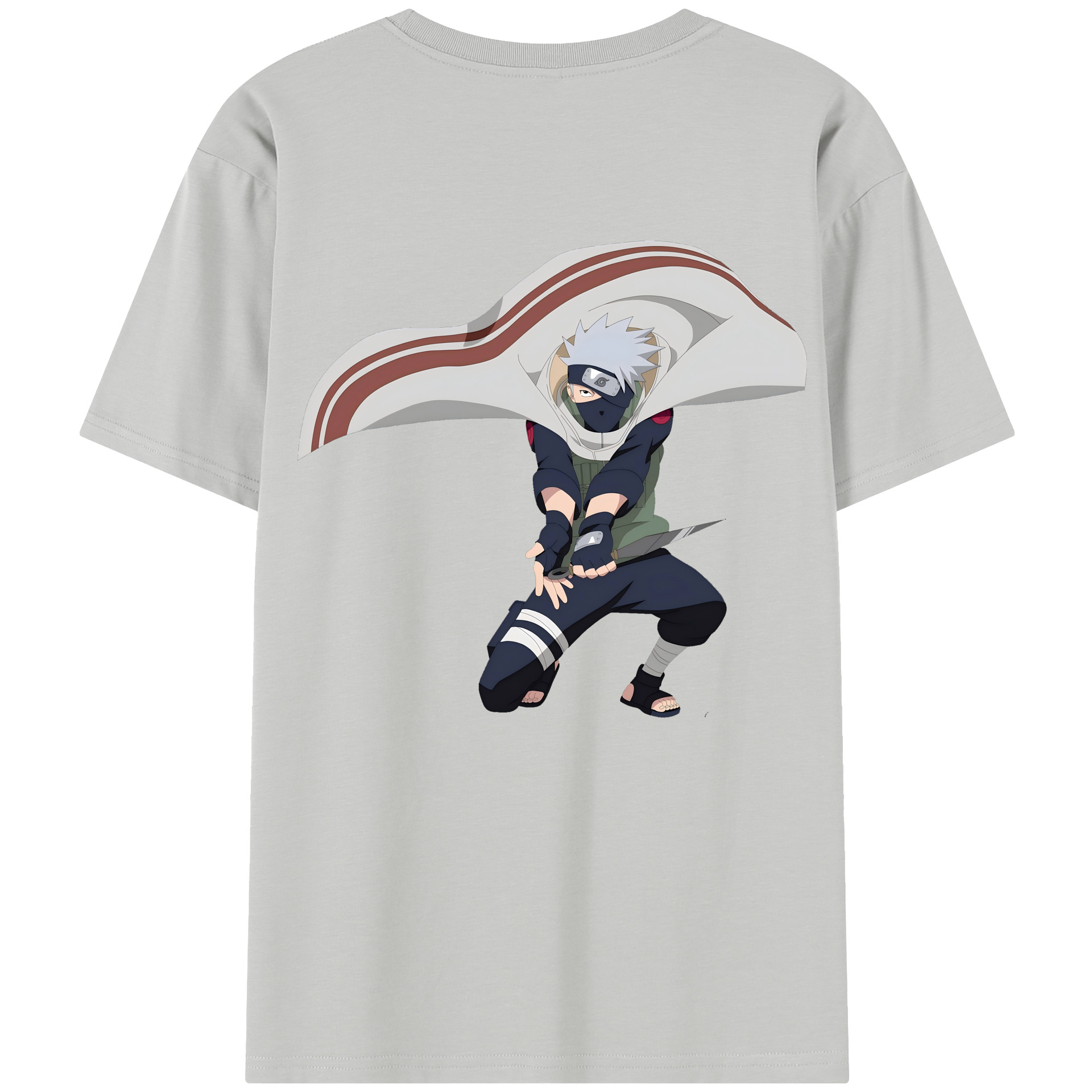 （画像用） NARUTO -ナルト- はたけ カカシ Hatake Kakashi レディース半袖Tシャツ(バックプリント)
