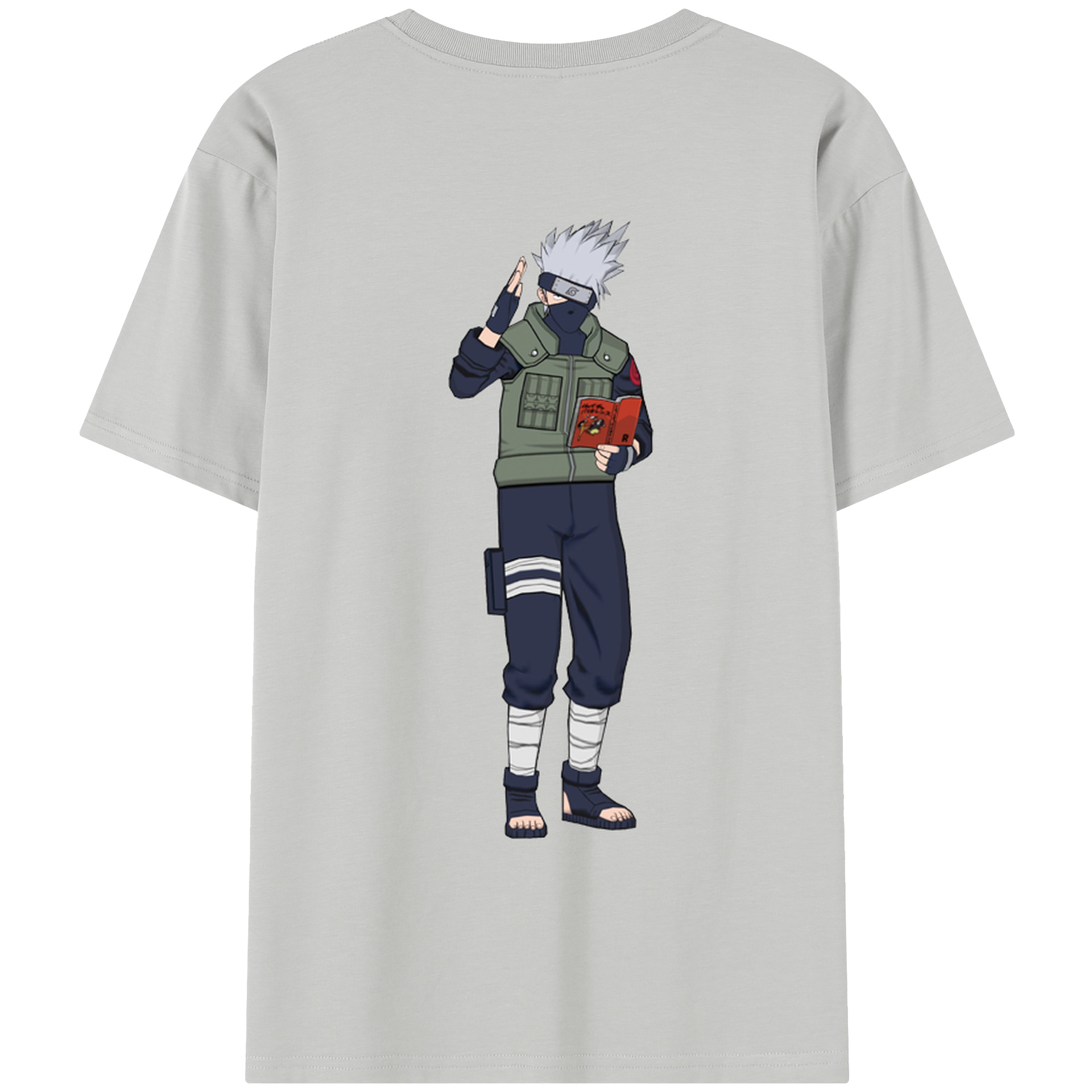 （画像用） NARUTO -ナルト- はたけ カカシ Hatake Kakashi レディース半袖Tシャツ(バックプリント)