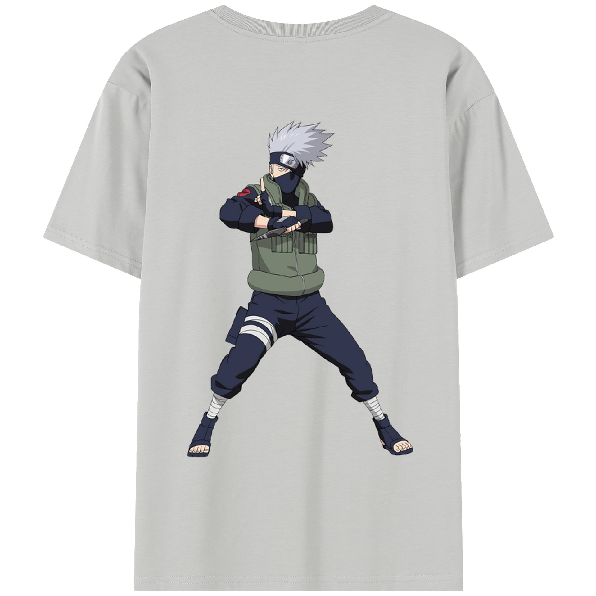 （画像用） NARUTO -ナルト- はたけ カカシ Hatake Kakashi レディース半袖Tシャツ(バックプリント)