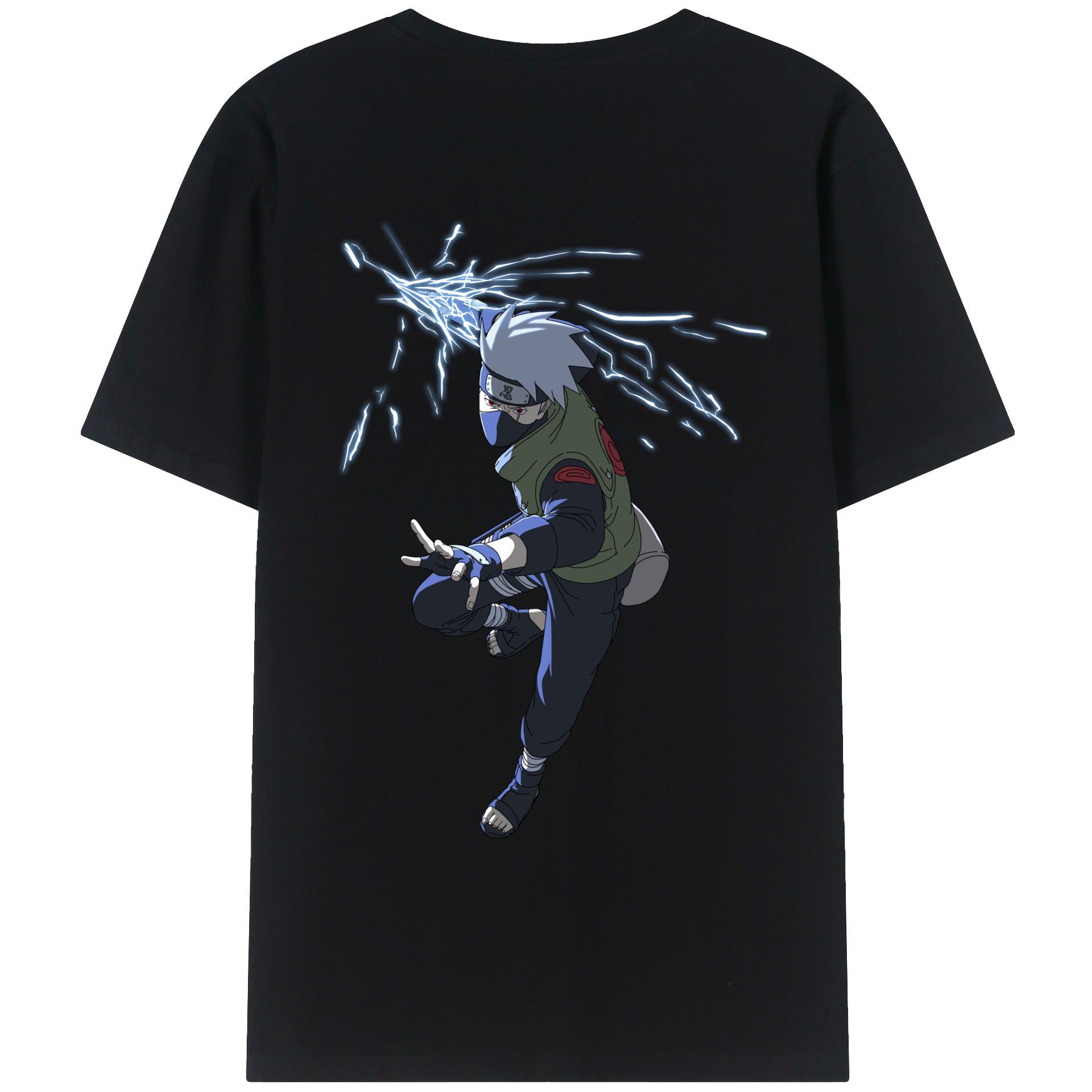 （画像用） NARUTO -ナルト- はたけ カカシ Hatake Kakashi レディース半袖Tシャツ(バックプリント)