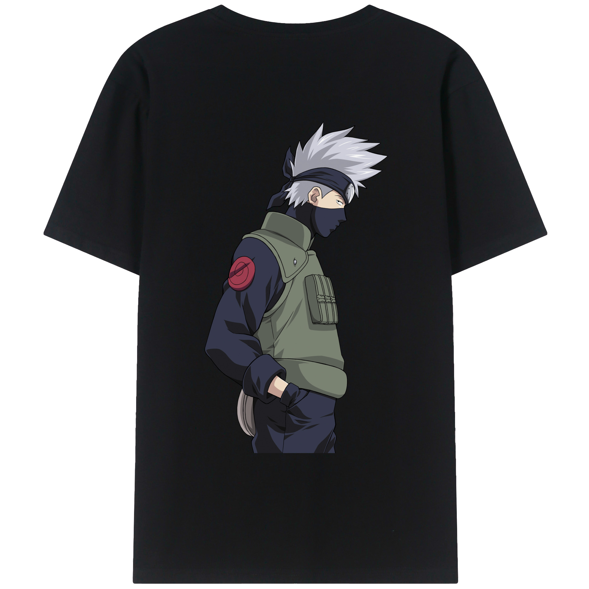 （画像用） NARUTO -ナルト- はたけ カカシ Hatake Kakashi レディース半袖Tシャツ(バックプリント)