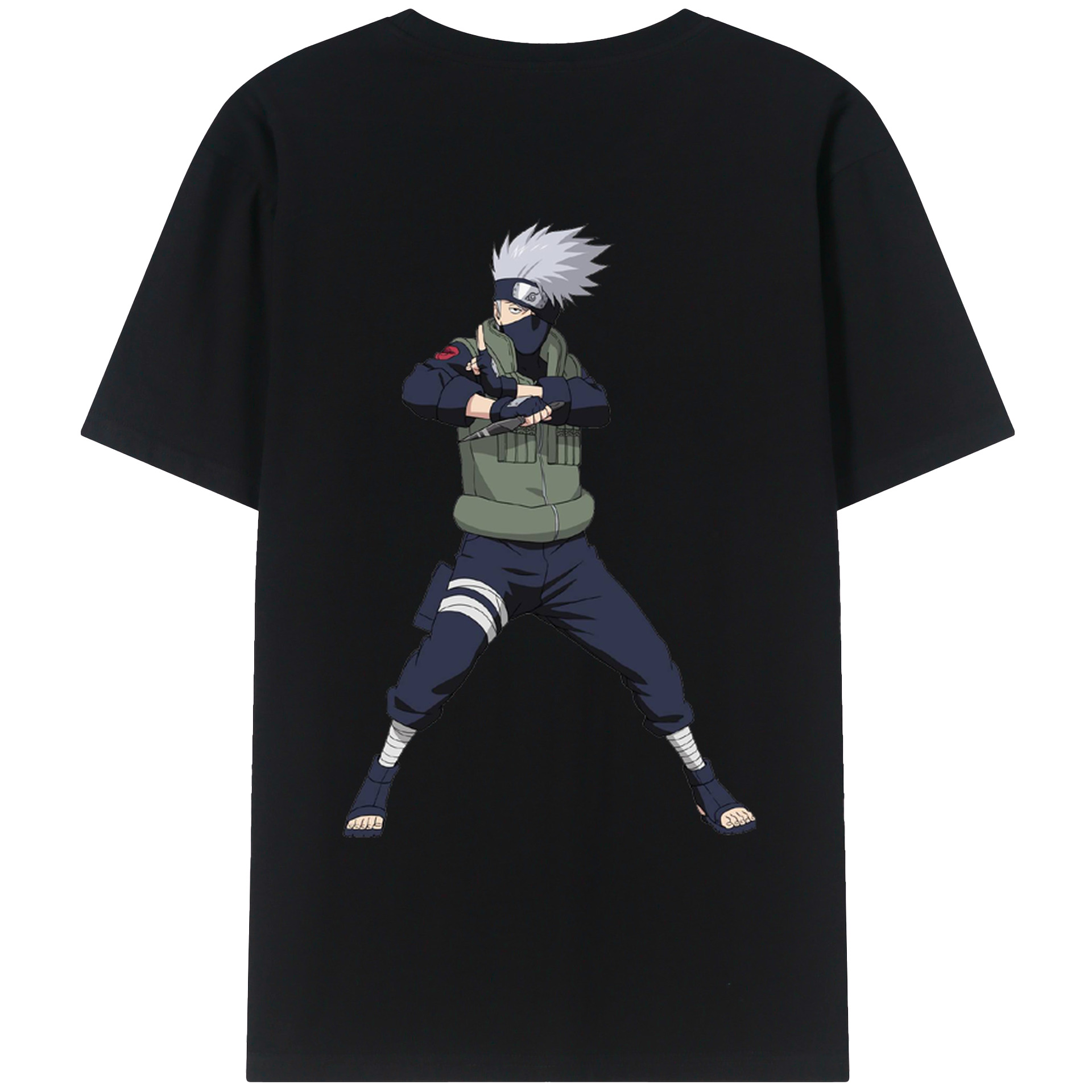 （画像用） NARUTO -ナルト- はたけ カカシ Hatake Kakashi レディース半袖Tシャツ(バックプリント)