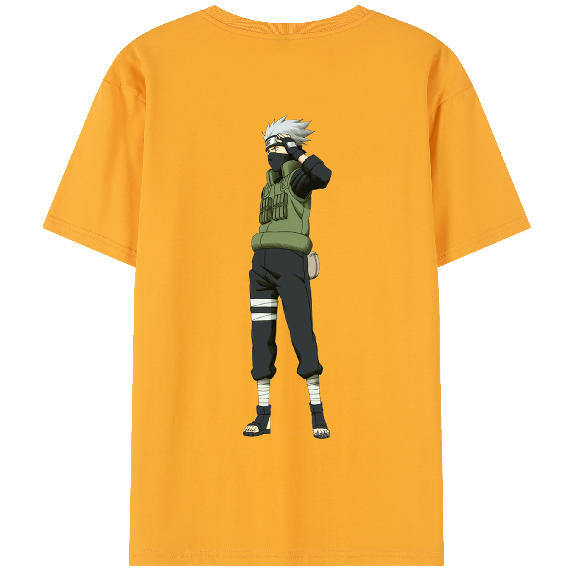 （画像用） NARUTO -ナルト- はたけ カカシ Hatake Kakashi レディース半袖Tシャツ(バックプリント)