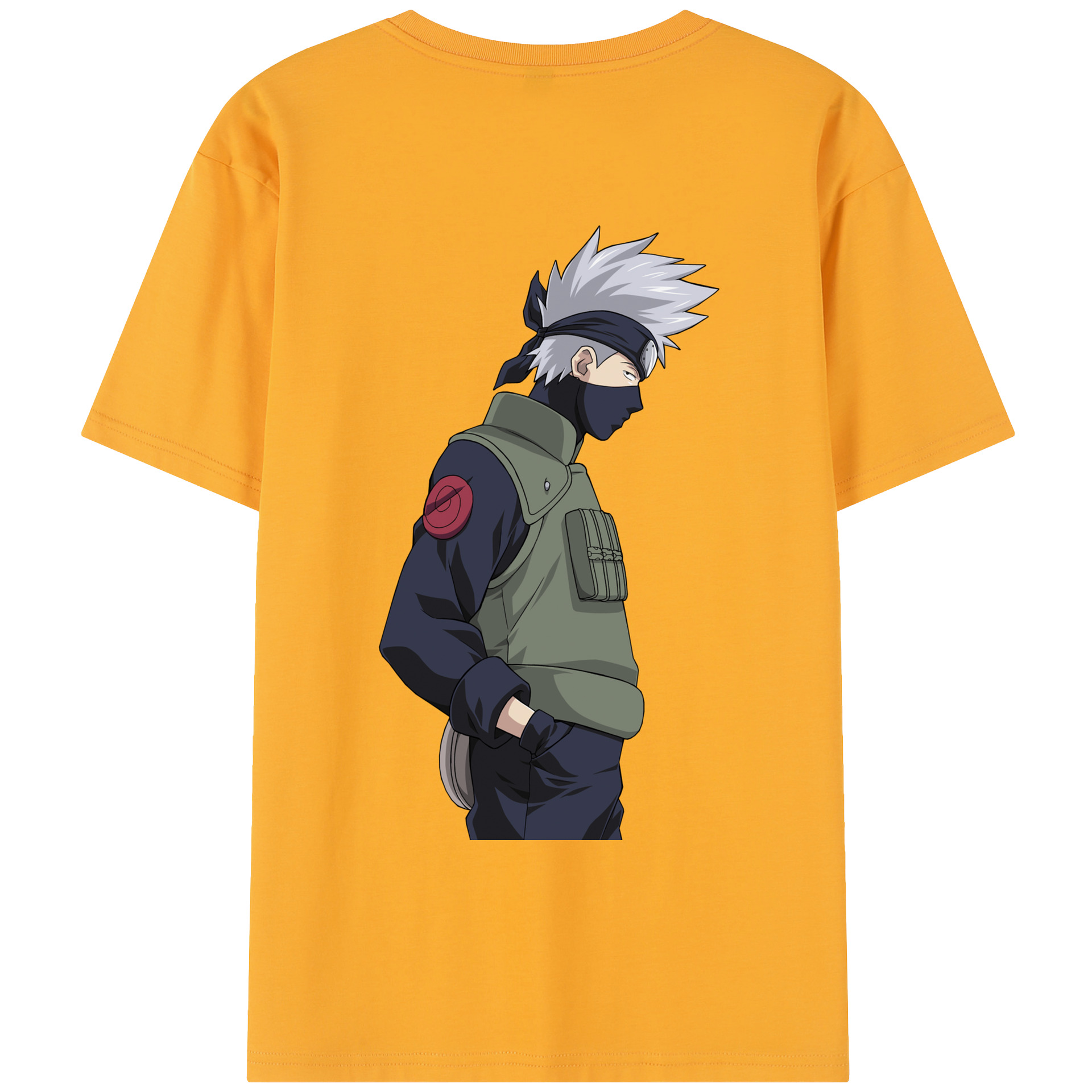 （画像用） NARUTO -ナルト- はたけ カカシ Hatake Kakashi レディース半袖Tシャツ(バックプリント)
