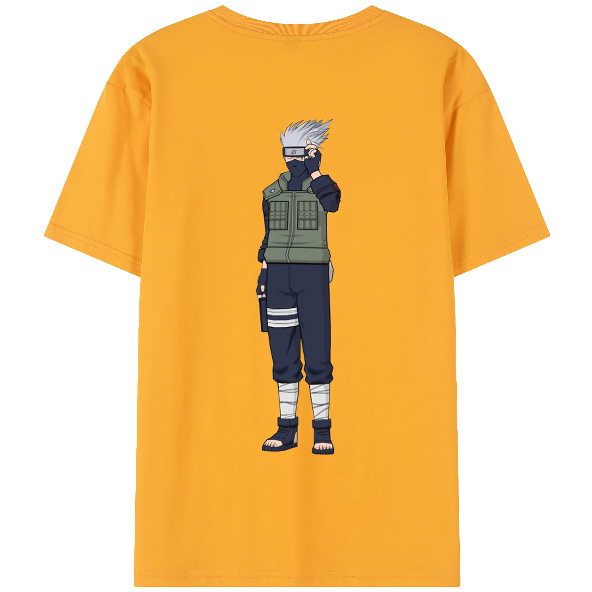 （画像用） NARUTO -ナルト- はたけ カカシ Hatake Kakashi レディース半袖Tシャツ(バックプリント)