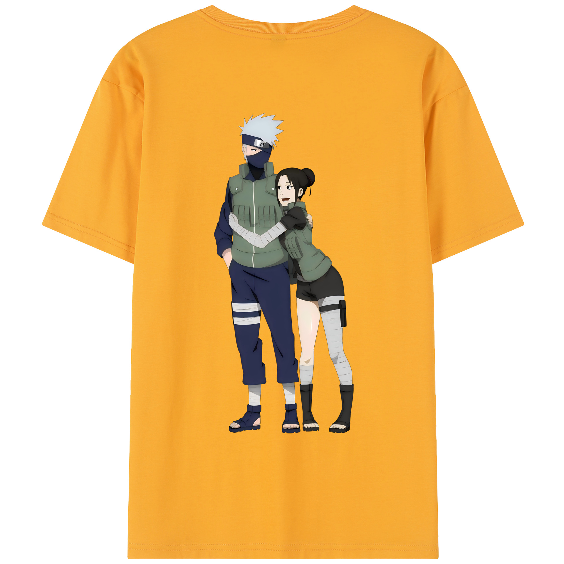 （画像用） NARUTO -ナルト- はたけ カカシ Hatake Kakashi レディース半袖Tシャツ(バックプリント)
