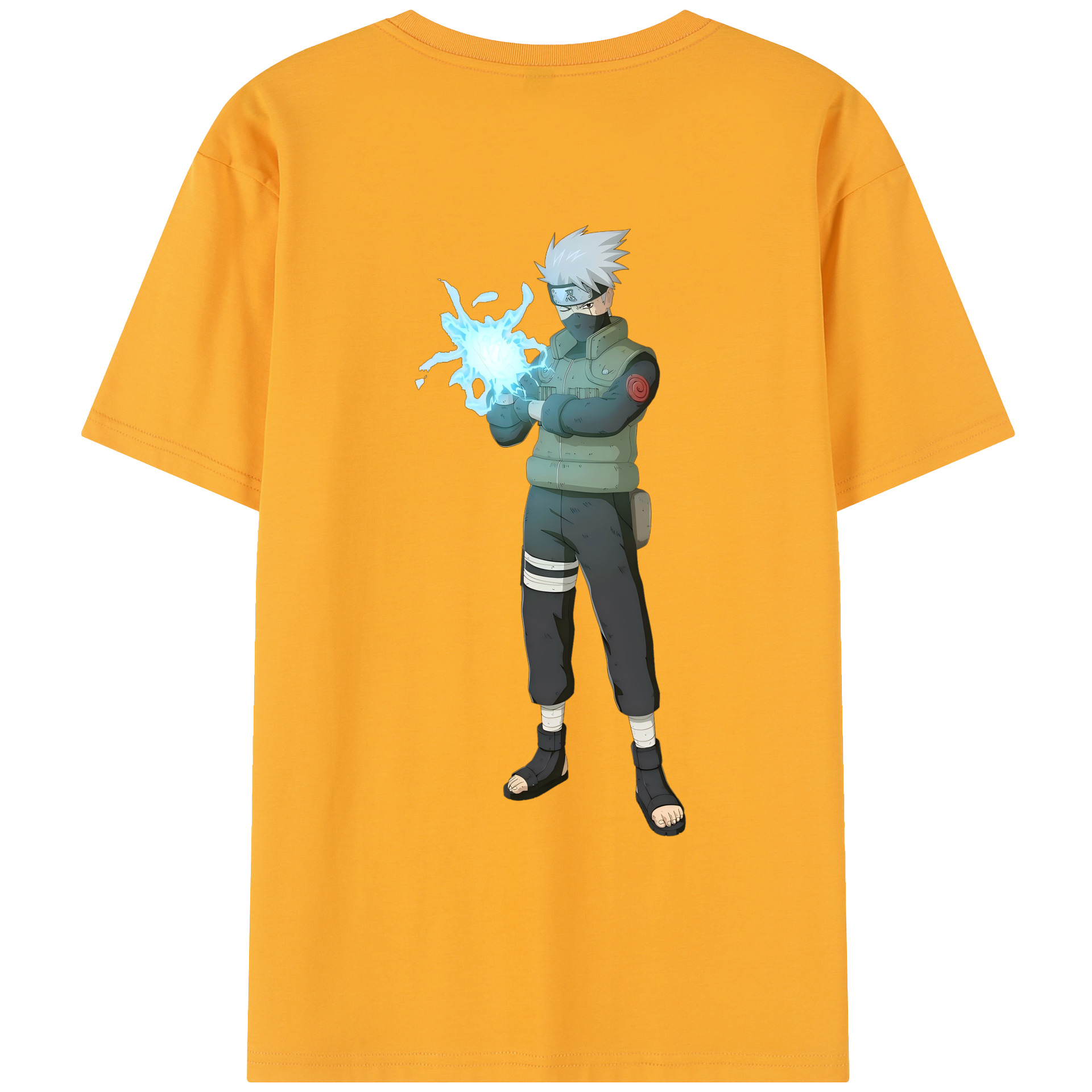 （画像用） NARUTO -ナルト- はたけ カカシ Hatake Kakashi レディース半袖Tシャツ(バックプリント)