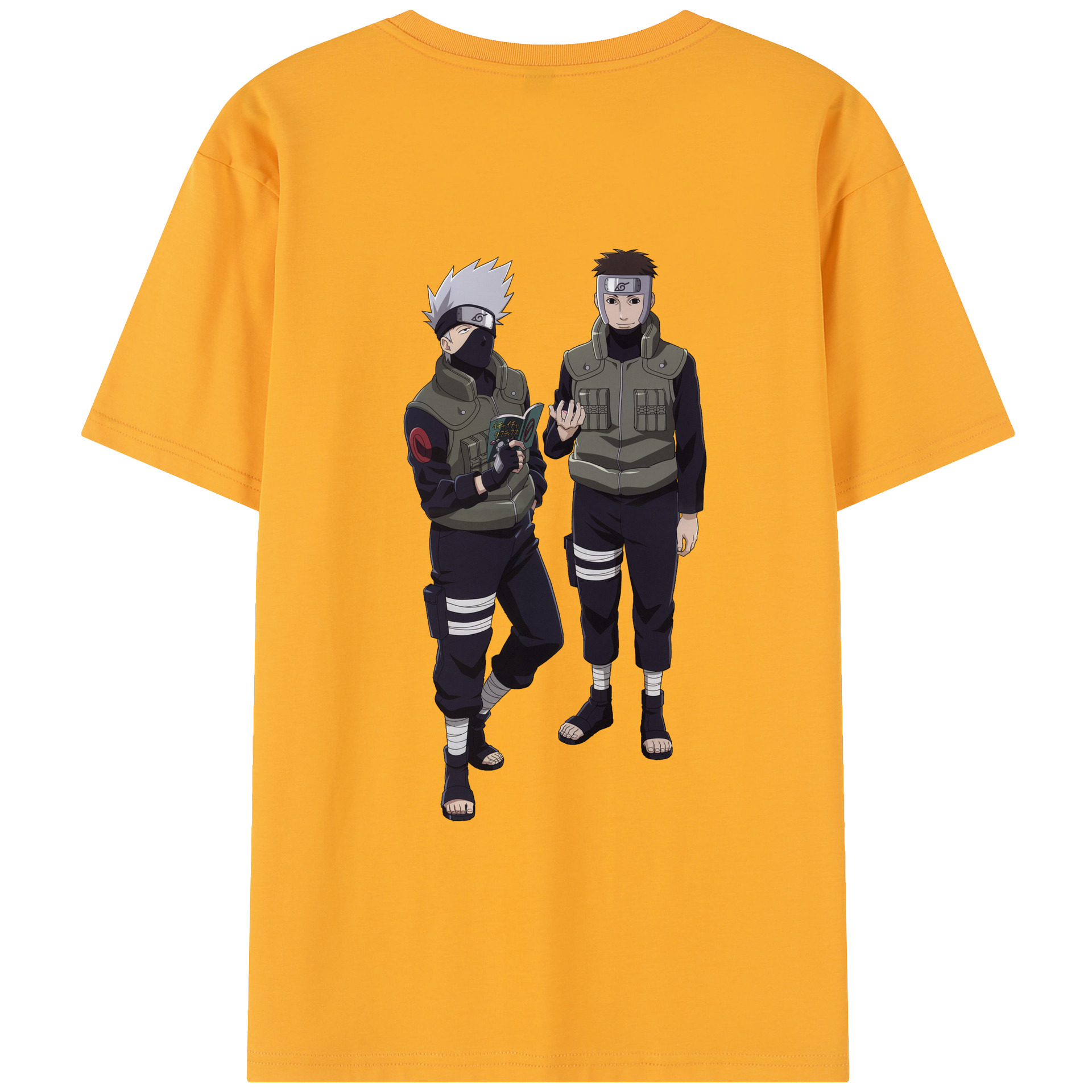 （画像用） NARUTO -ナルト- はたけ カカシ Hatake Kakashi レディース半袖Tシャツ(バックプリント)