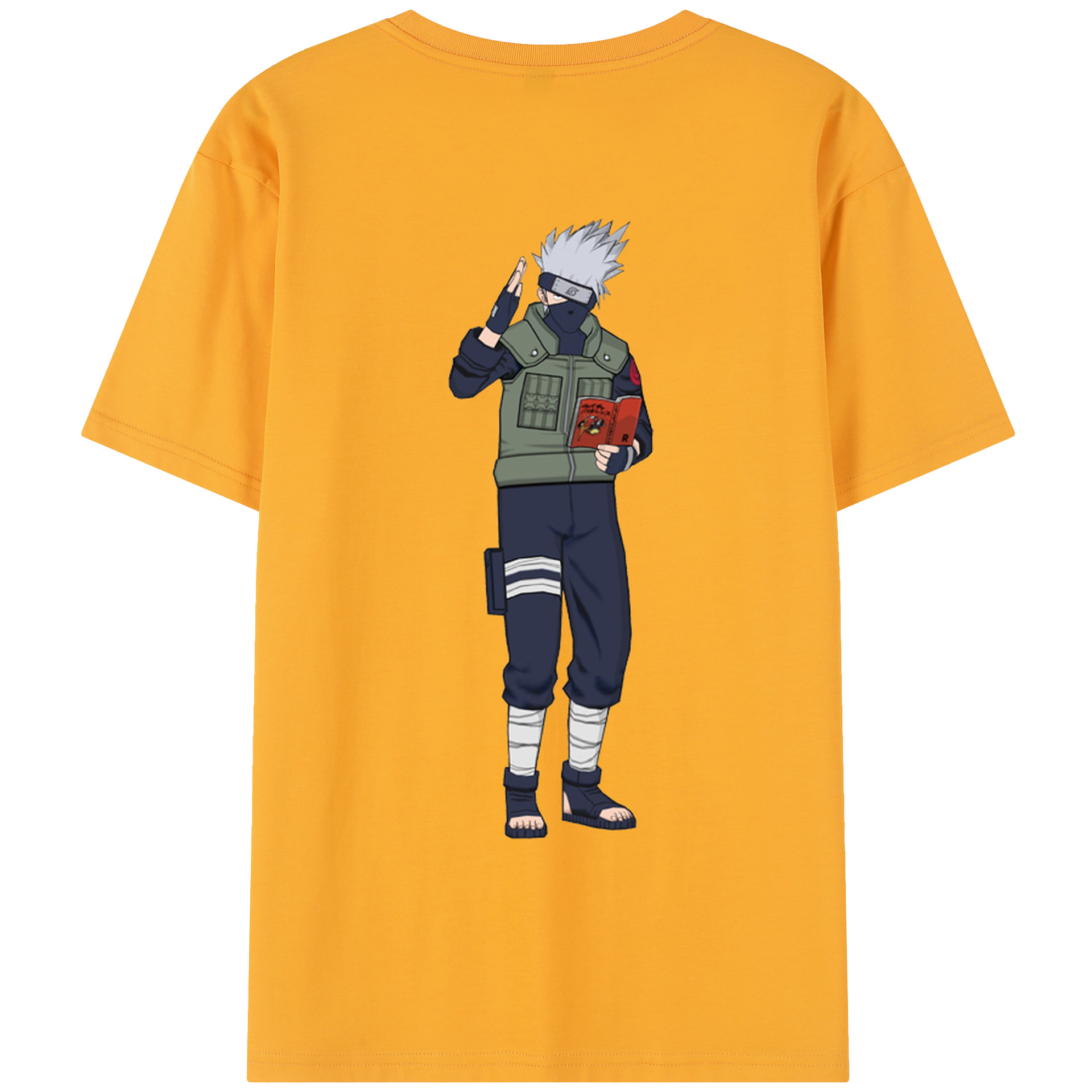 （画像用） NARUTO -ナルト- はたけ カカシ Hatake Kakashi レディース半袖Tシャツ(バックプリント)