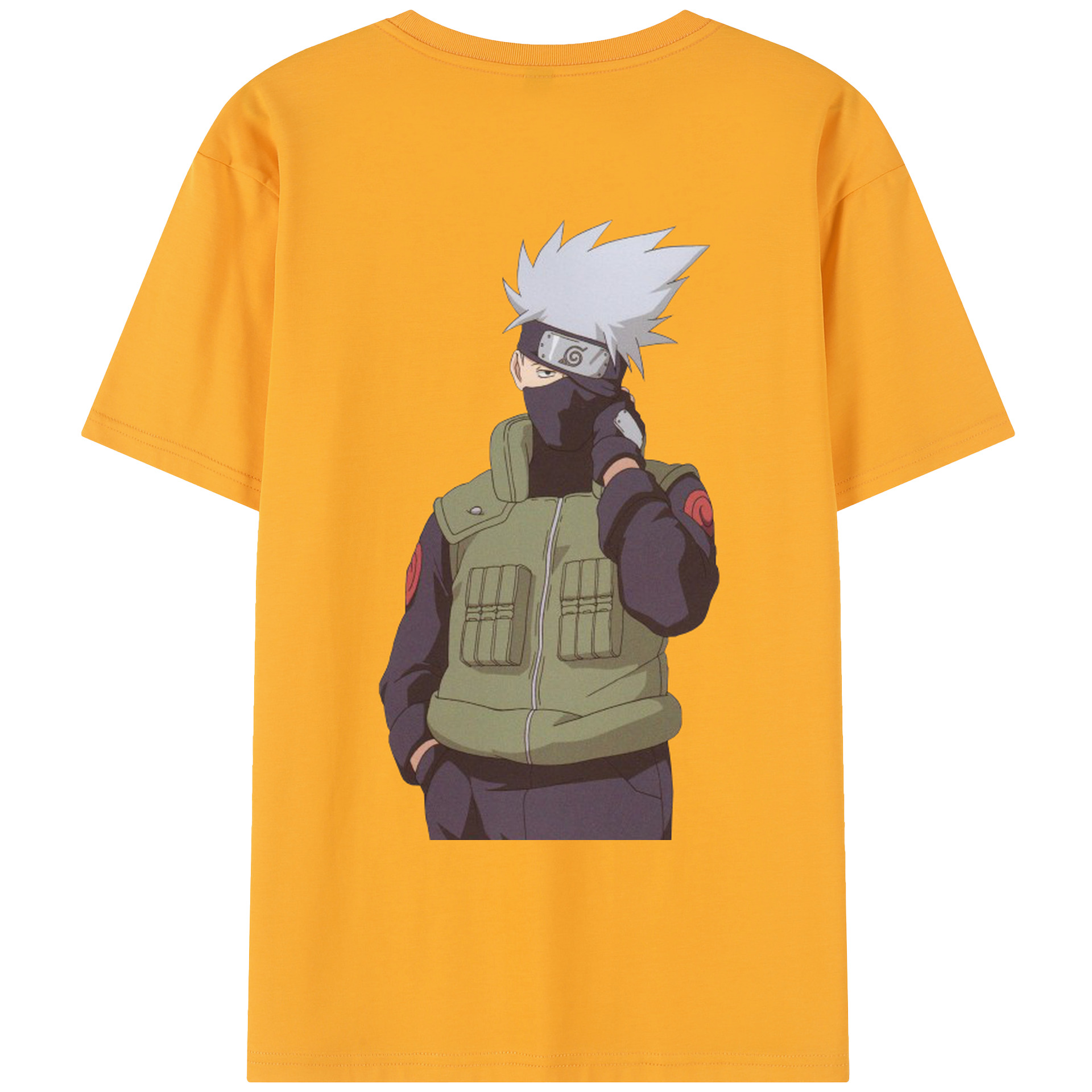 （画像用） NARUTO -ナルト- はたけ カカシ Hatake Kakashi レディース半袖Tシャツ(バックプリント)