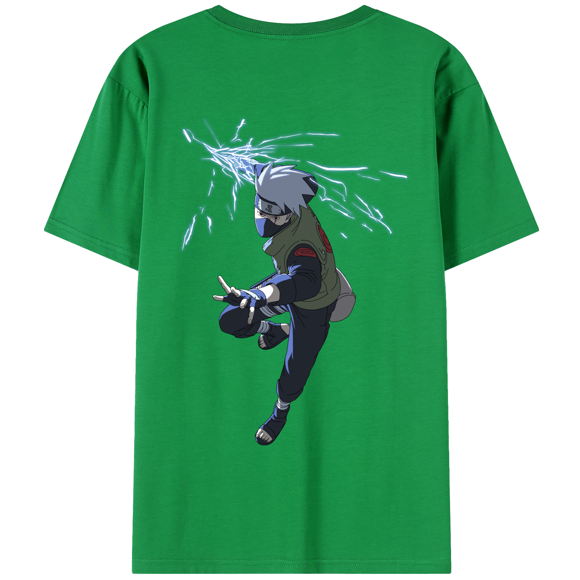 （画像用） NARUTO -ナルト- はたけ カカシ Hatake Kakashi レディース半袖Tシャツ(バックプリント)