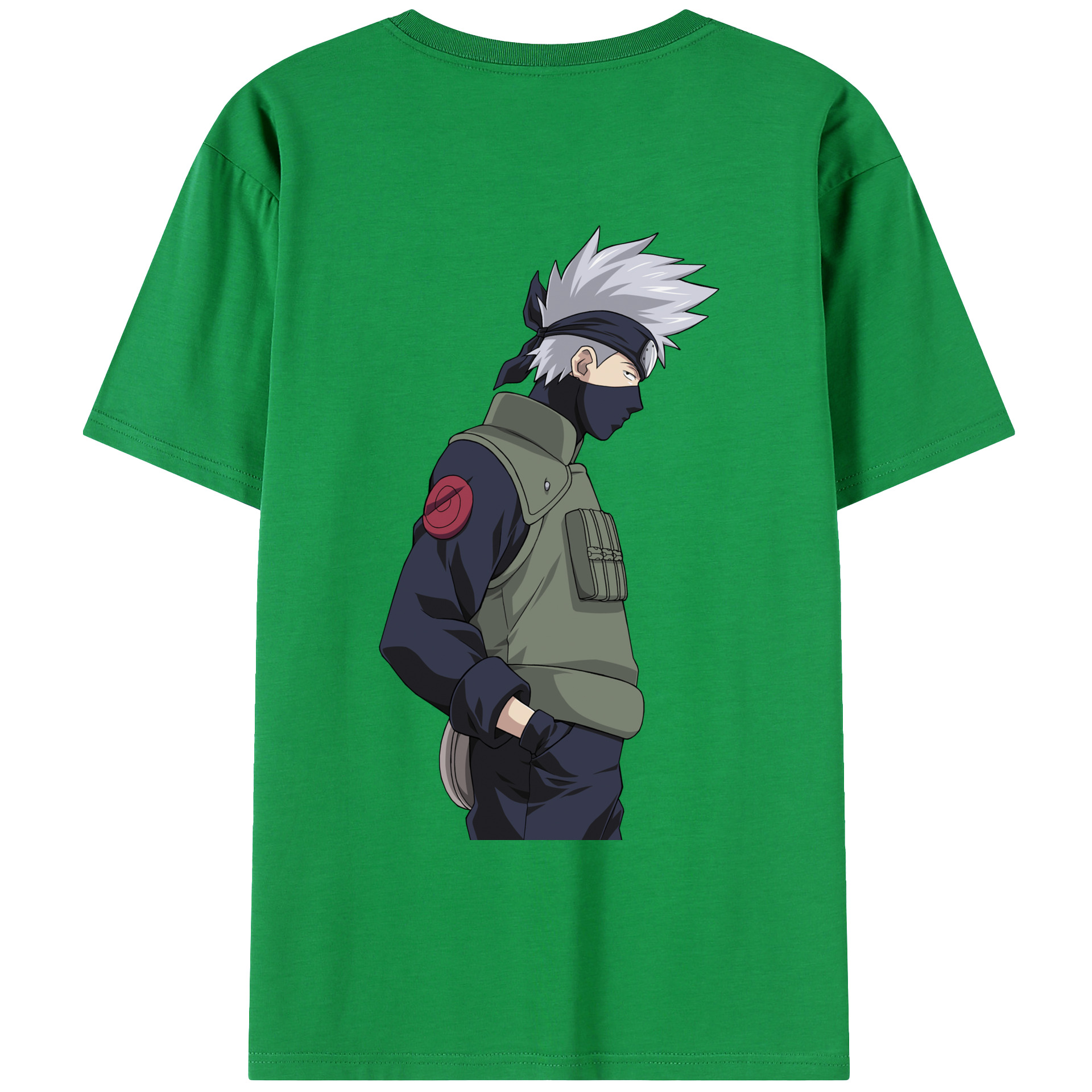 （画像用） NARUTO -ナルト- はたけ カカシ Hatake Kakashi レディース半袖Tシャツ(バックプリント)