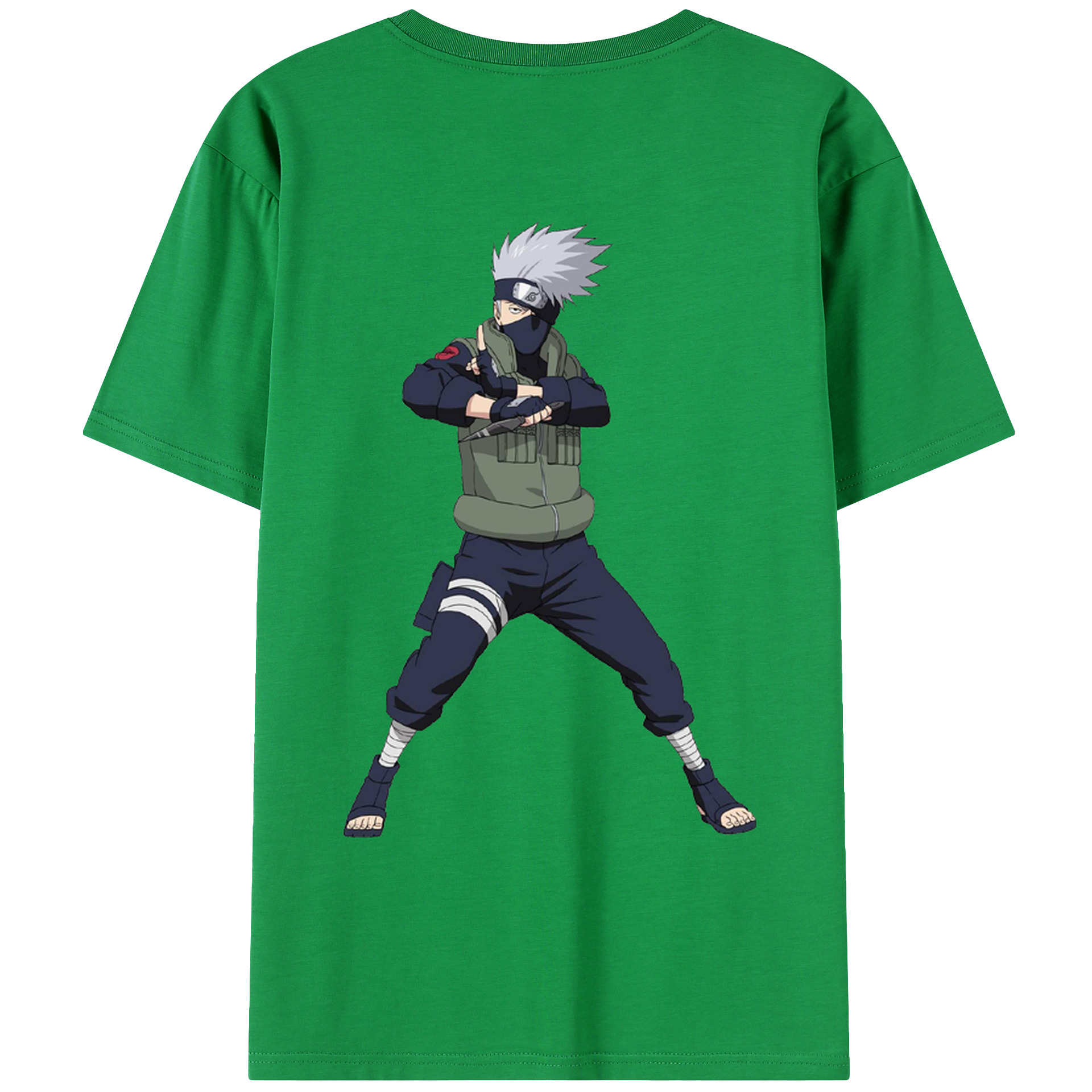 （画像用） NARUTO -ナルト- はたけ カカシ Hatake Kakashi レディース半袖Tシャツ(バックプリント)