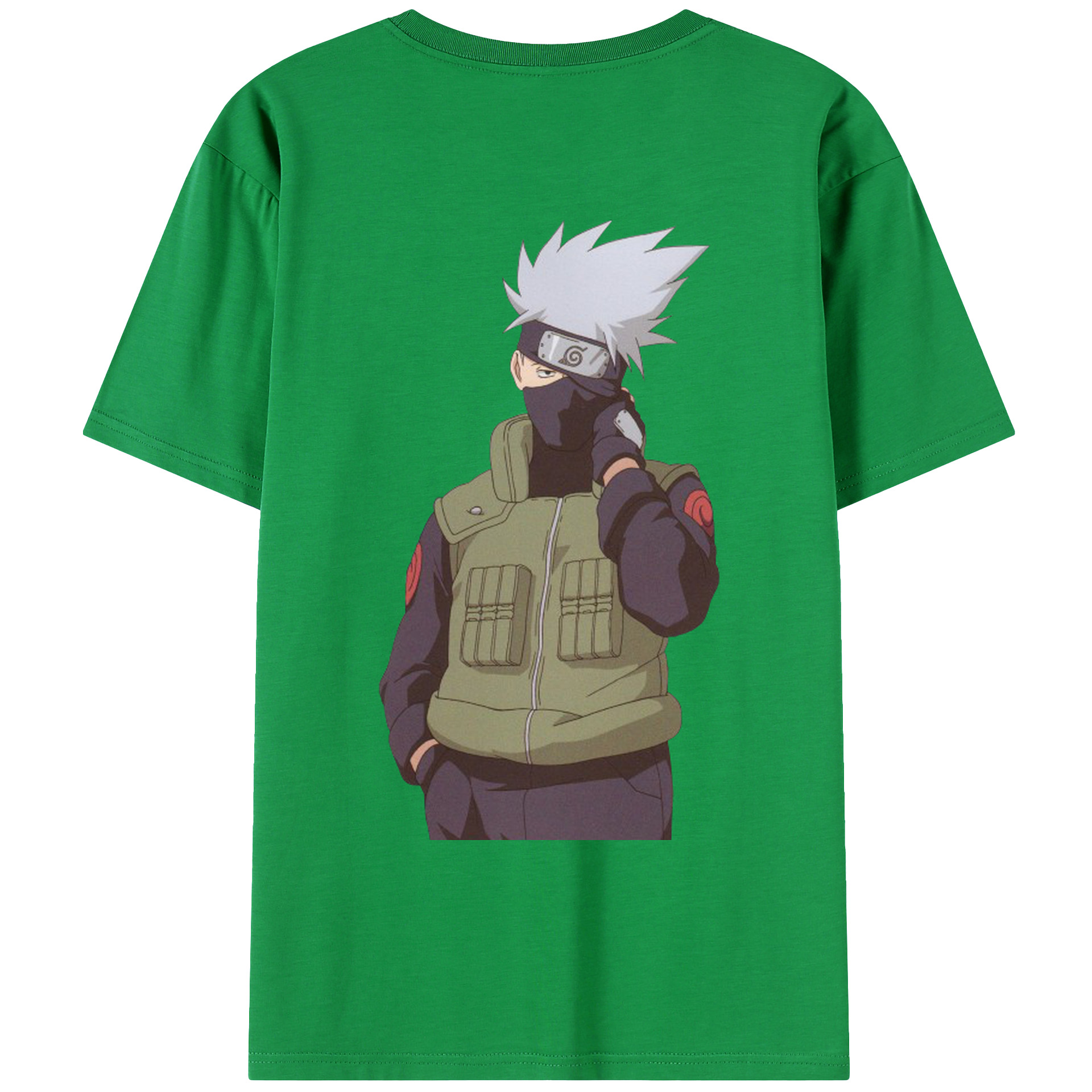 （画像用） NARUTO -ナルト- はたけ カカシ Hatake Kakashi レディース半袖Tシャツ(バックプリント)