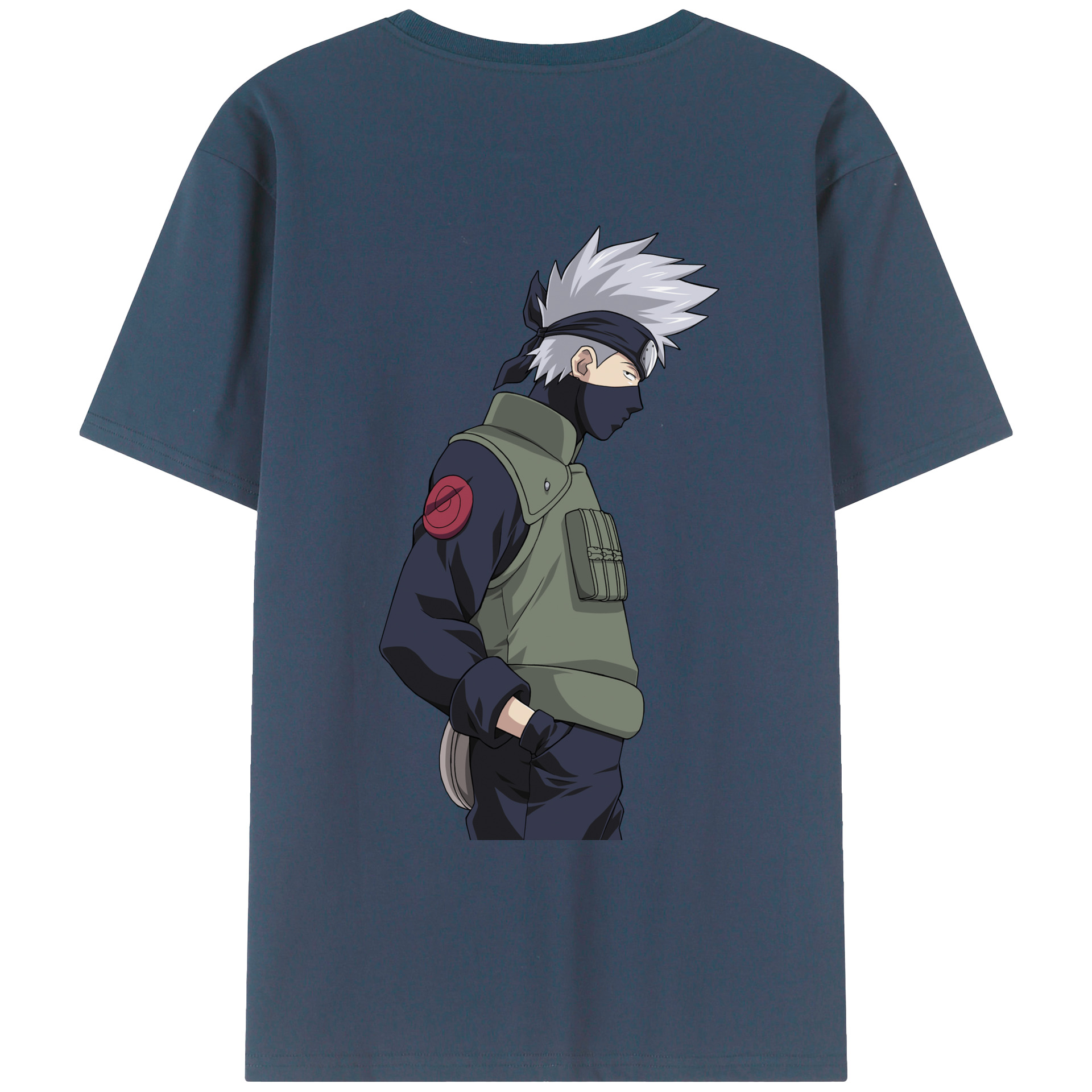 （画像用） NARUTO -ナルト- はたけ カカシ Hatake Kakashi レディース半袖Tシャツ(バックプリント)