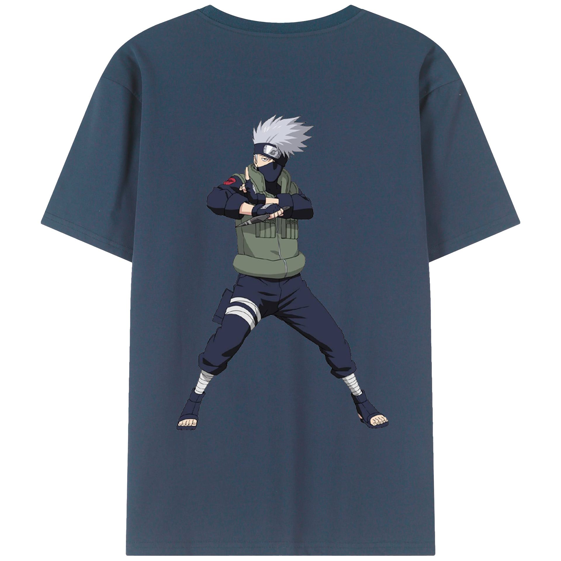 （画像用） NARUTO -ナルト- はたけ カカシ Hatake Kakashi レディース半袖Tシャツ(バックプリント)