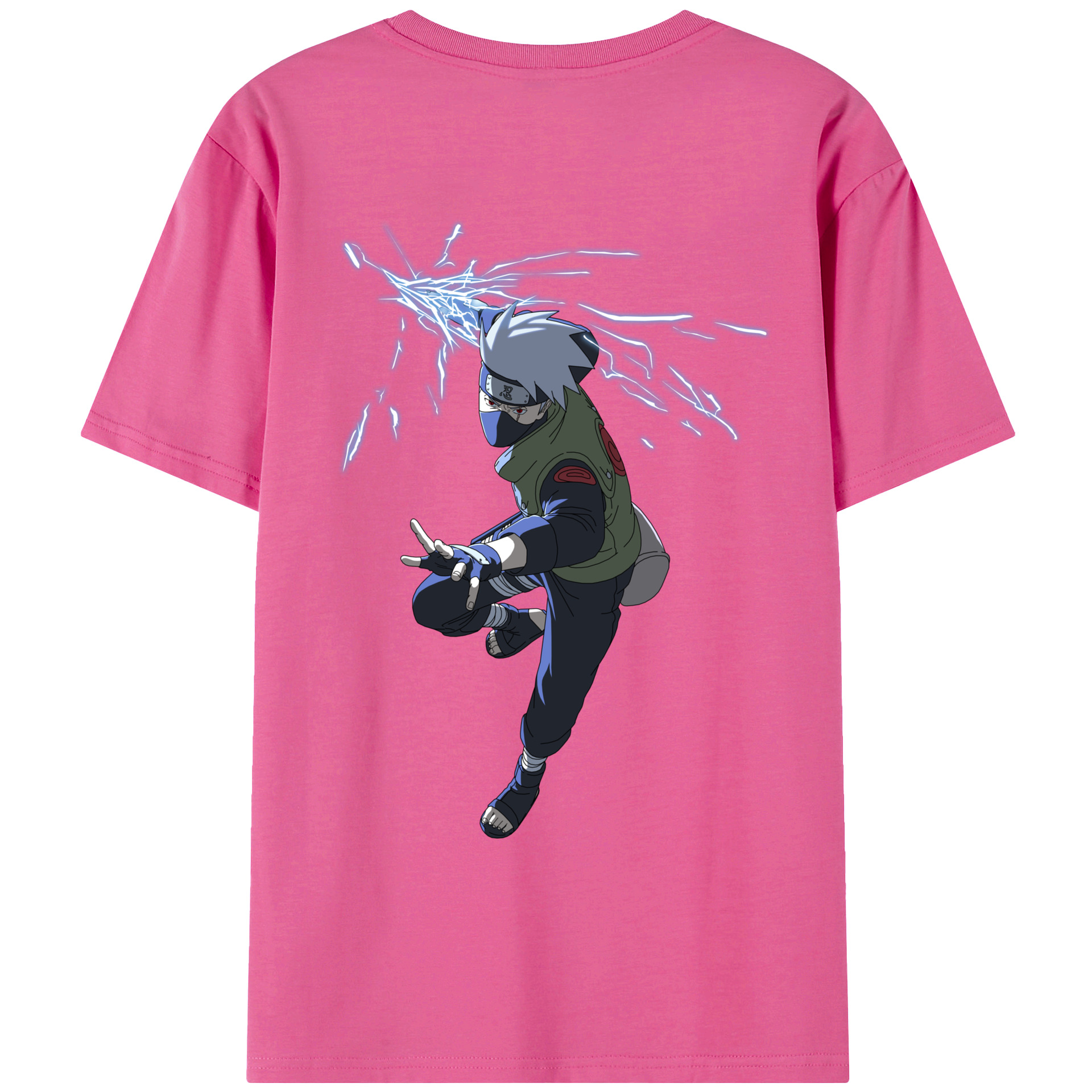 （画像用） NARUTO -ナルト- はたけ カカシ Hatake Kakashi レディース半袖Tシャツ(バックプリント)