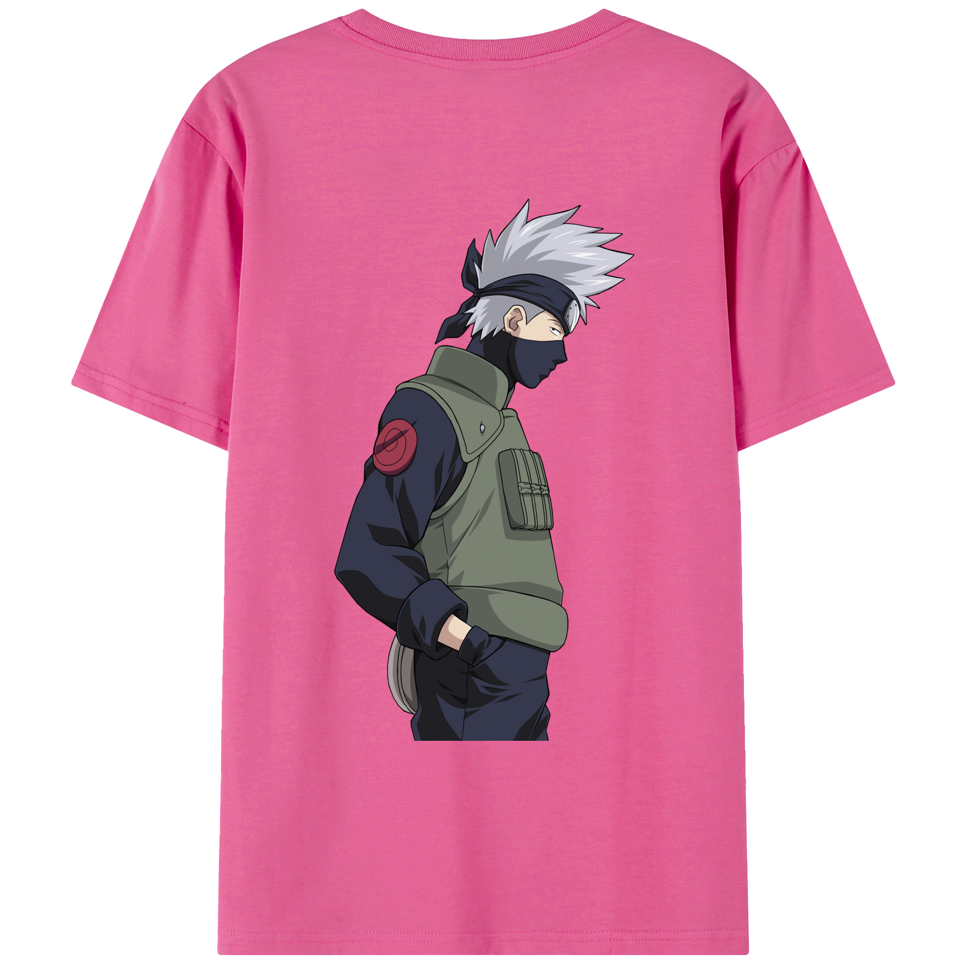 （画像用） NARUTO -ナルト- はたけ カカシ Hatake Kakashi レディース半袖Tシャツ(バックプリント)