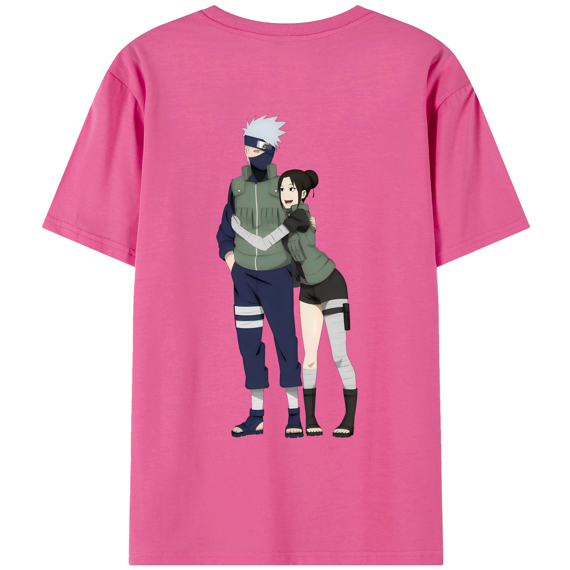 （画像用） NARUTO -ナルト- はたけ カカシ Hatake Kakashi レディース半袖Tシャツ(バックプリント)