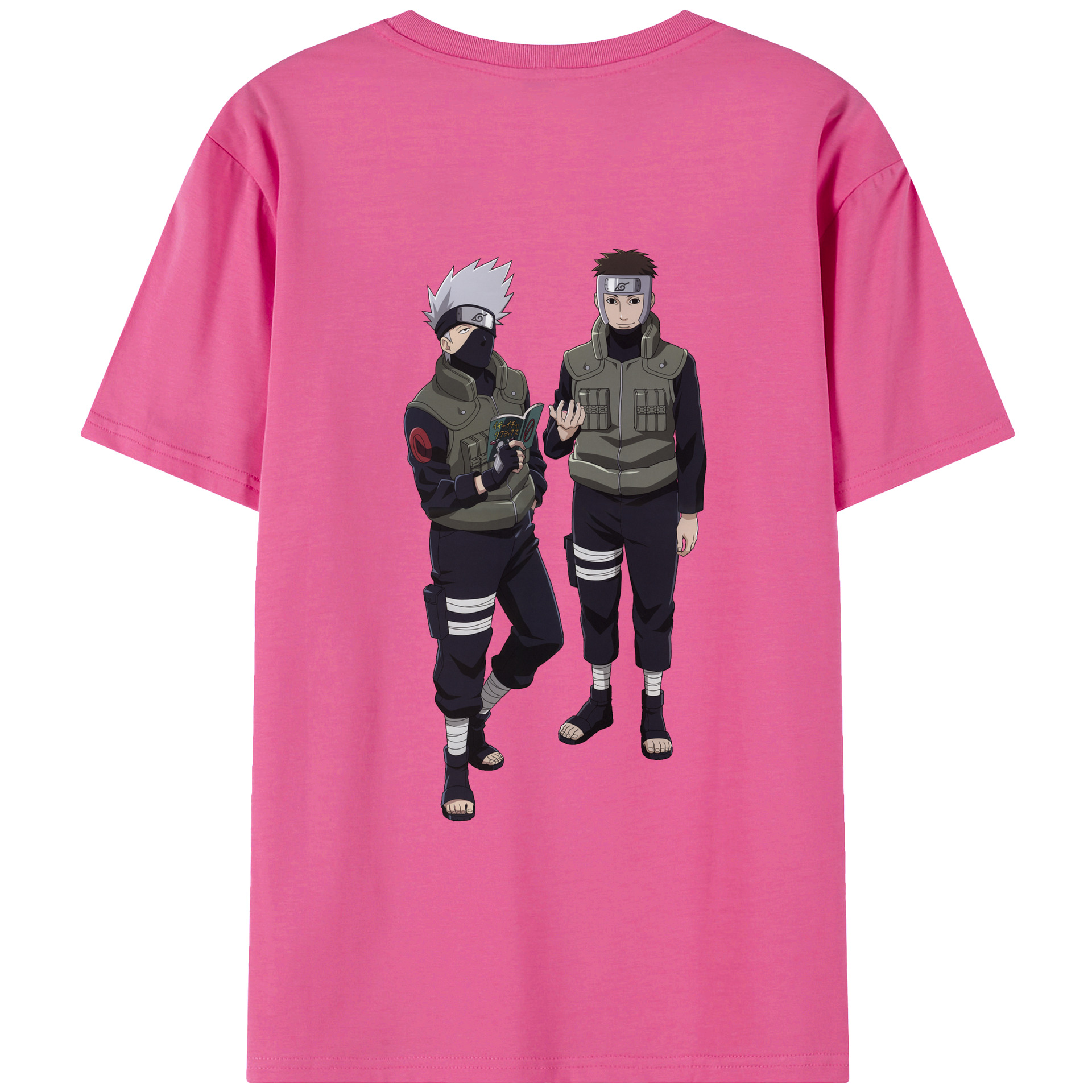 （画像用） NARUTO -ナルト- はたけ カカシ Hatake Kakashi レディース半袖Tシャツ(バックプリント)