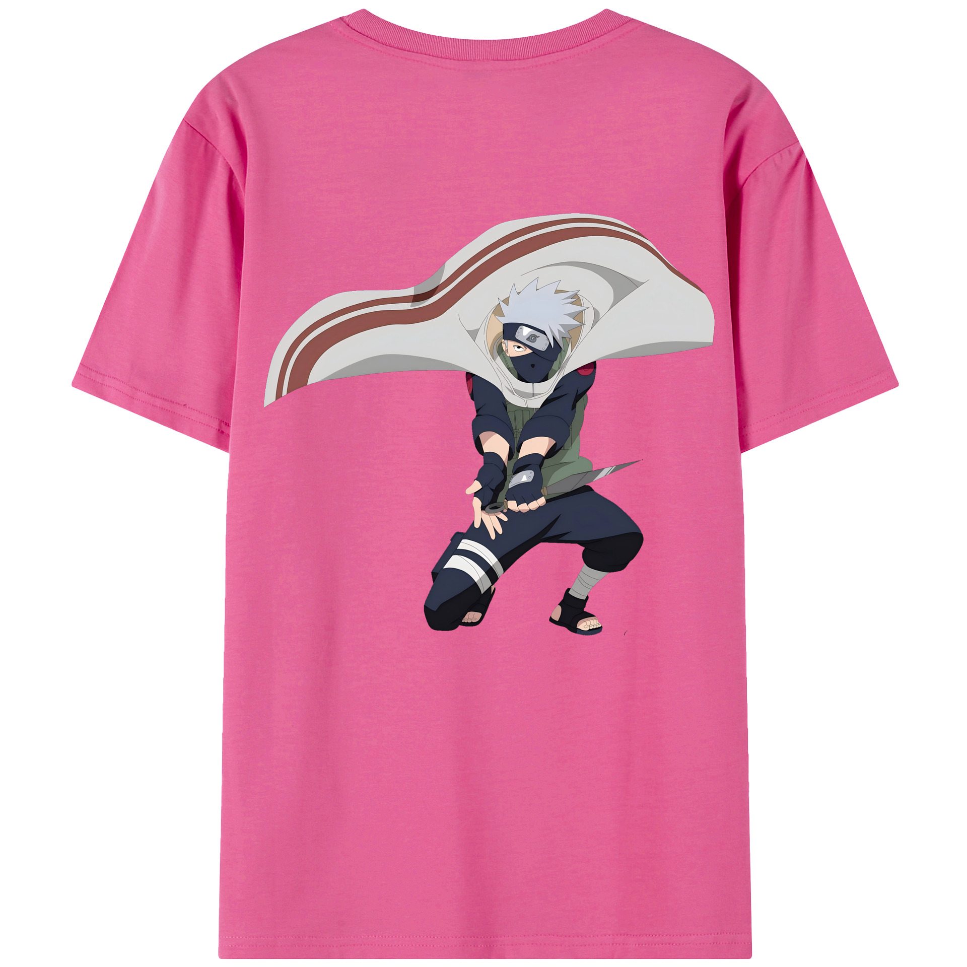 （画像用） NARUTO -ナルト- はたけ カカシ Hatake Kakashi レディース半袖Tシャツ(バックプリント)