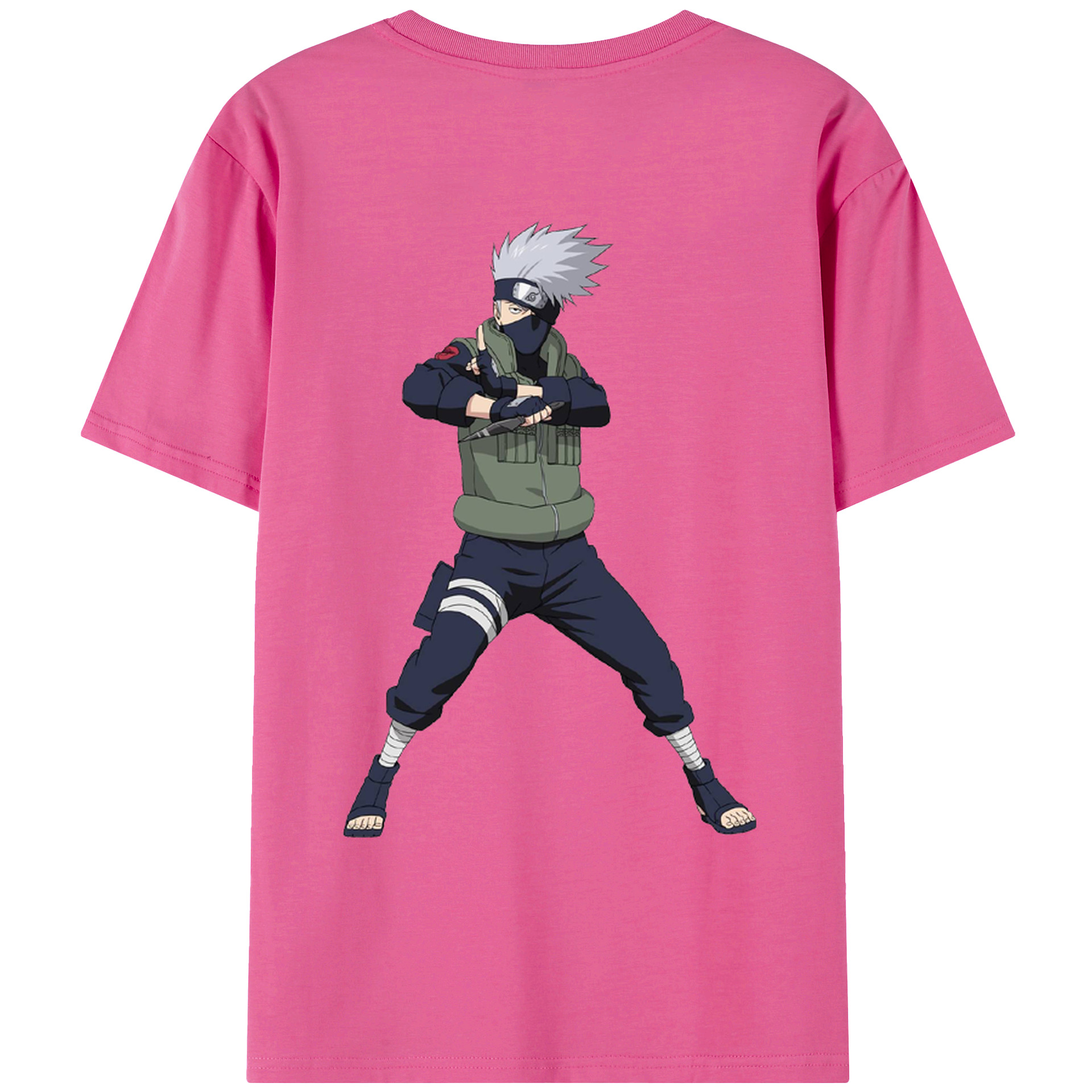 （画像用） NARUTO -ナルト- はたけ カカシ Hatake Kakashi レディース半袖Tシャツ(バックプリント)