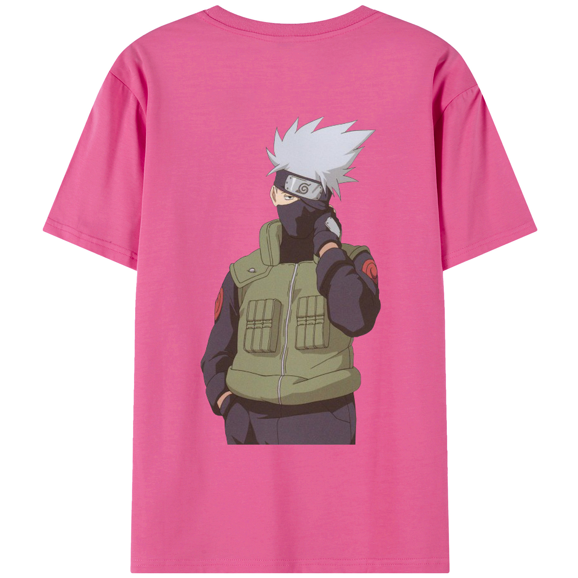 （画像用） NARUTO -ナルト- はたけ カカシ Hatake Kakashi レディース半袖Tシャツ(バックプリント)
