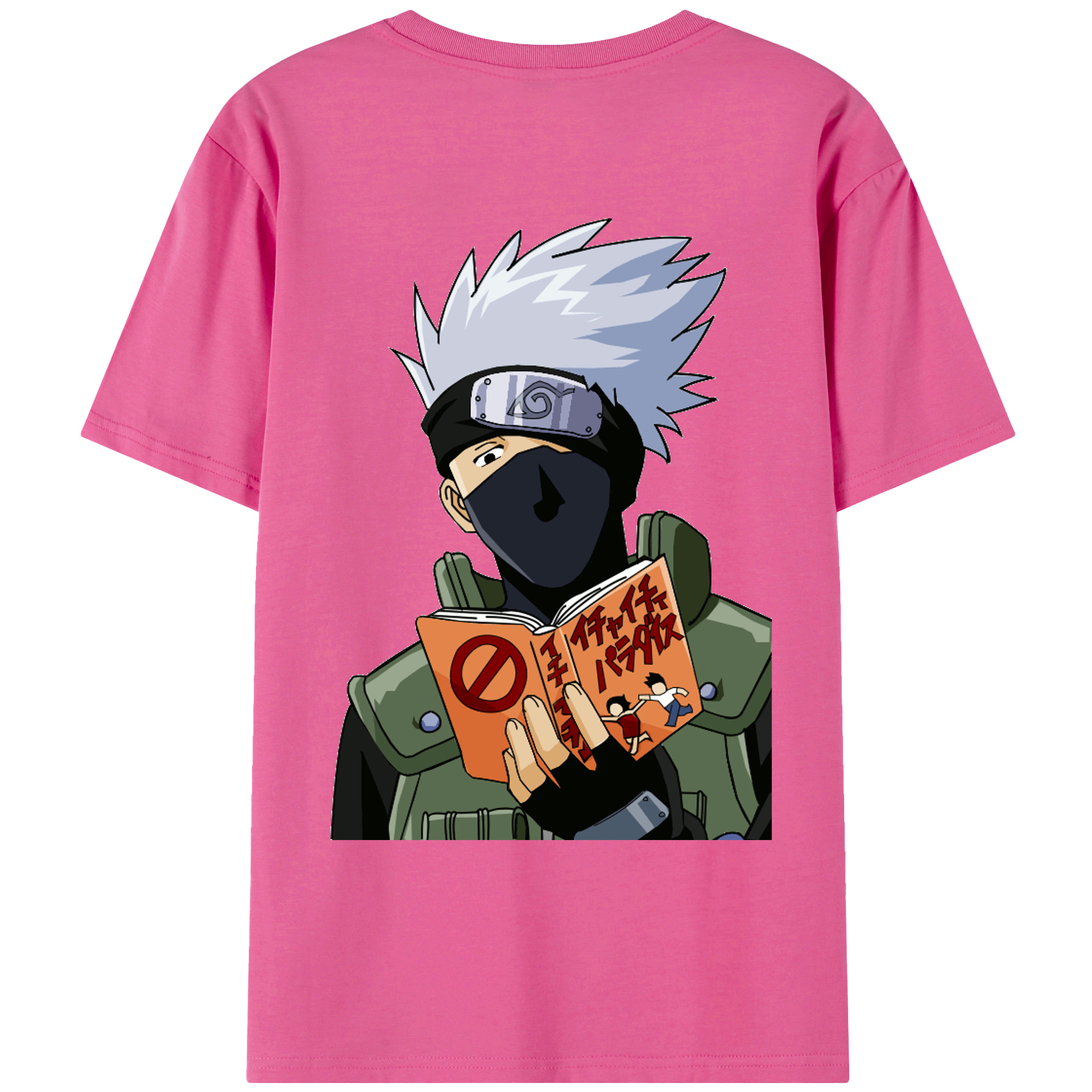 （画像用） NARUTO -ナルト- はたけ カカシ Hatake Kakashi レディース半袖Tシャツ(バックプリント)