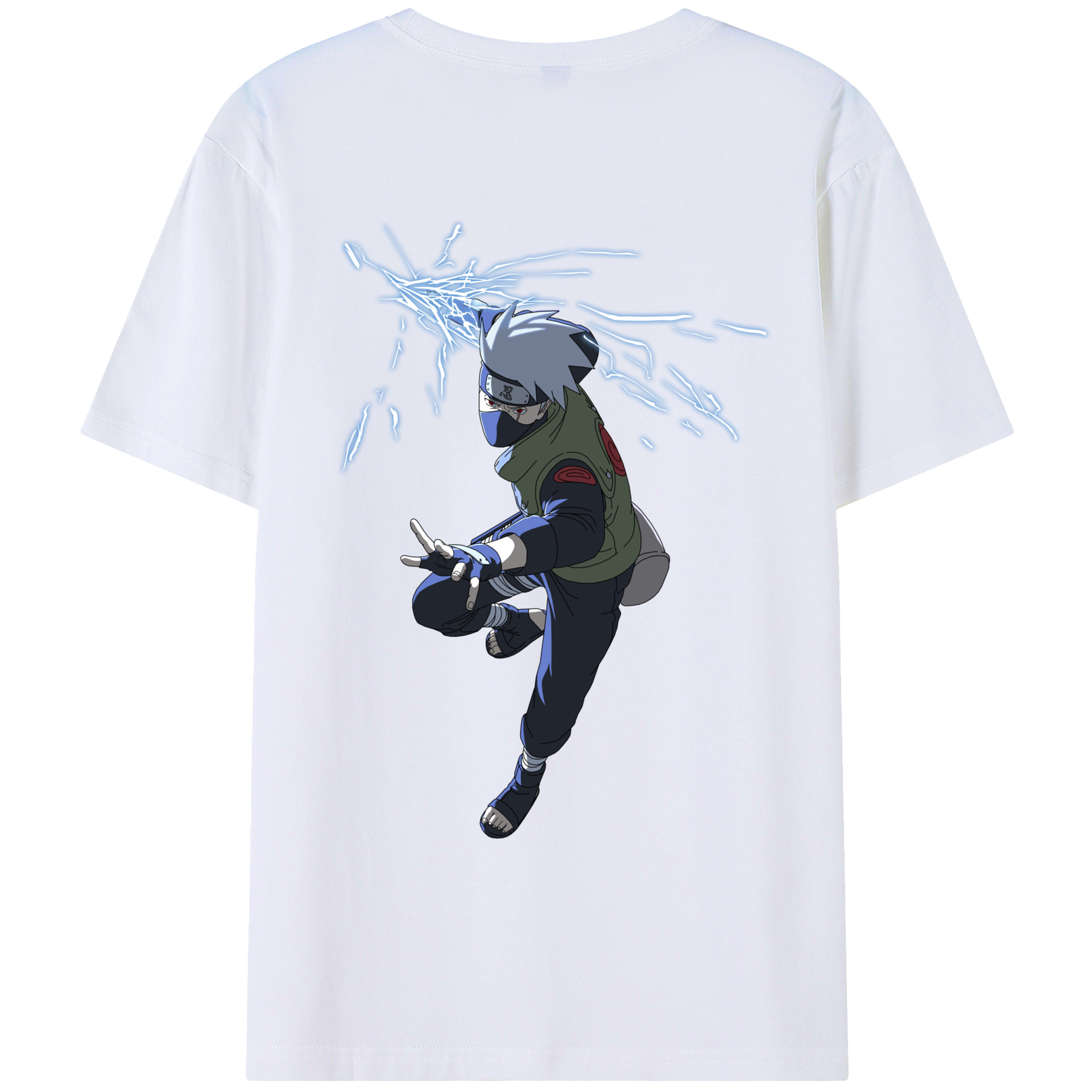 （画像用） NARUTO -ナルト- はたけ カカシ Hatake Kakashi レディース半袖Tシャツ(バックプリント)