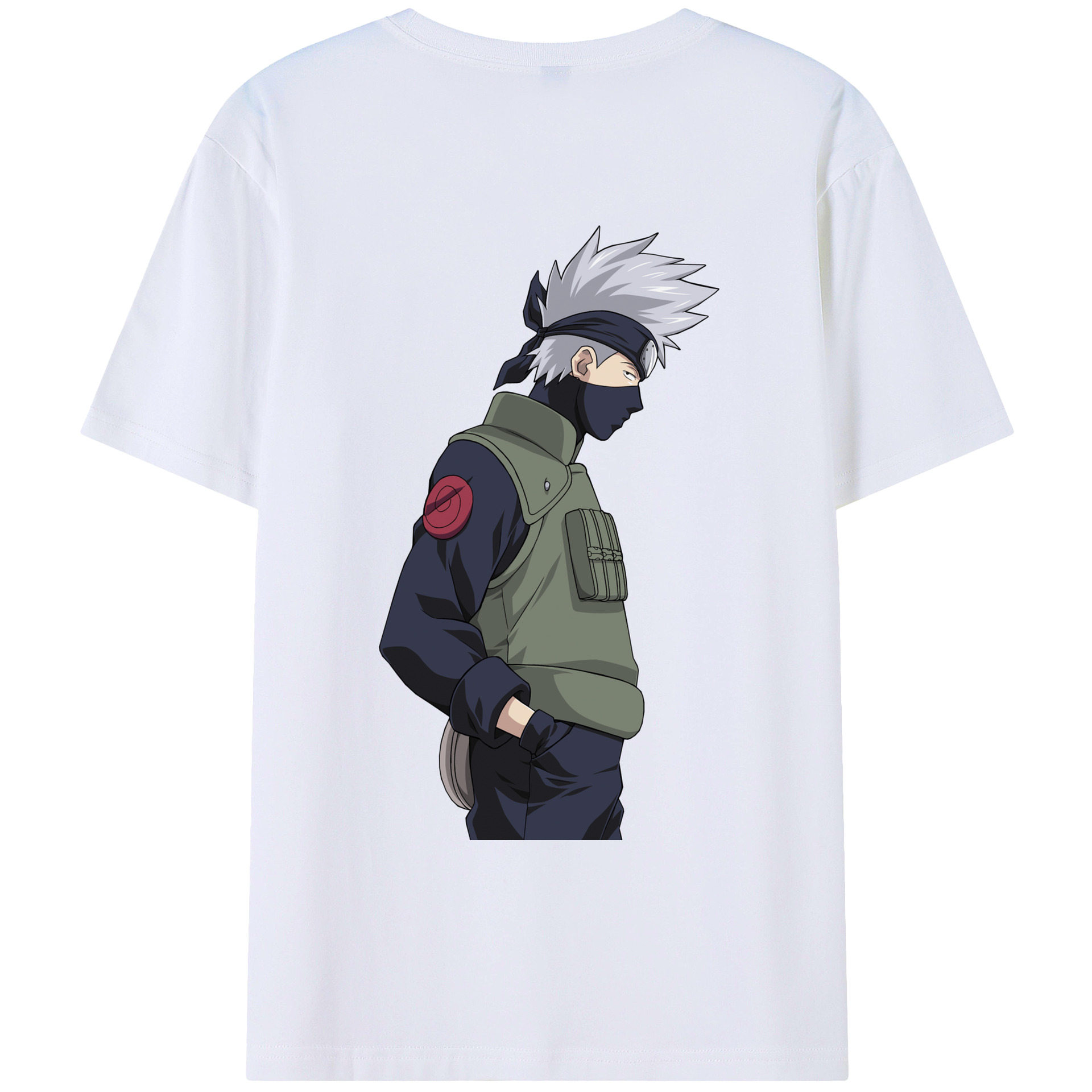 （画像用） NARUTO -ナルト- はたけ カカシ Hatake Kakashi レディース半袖Tシャツ(バックプリント)