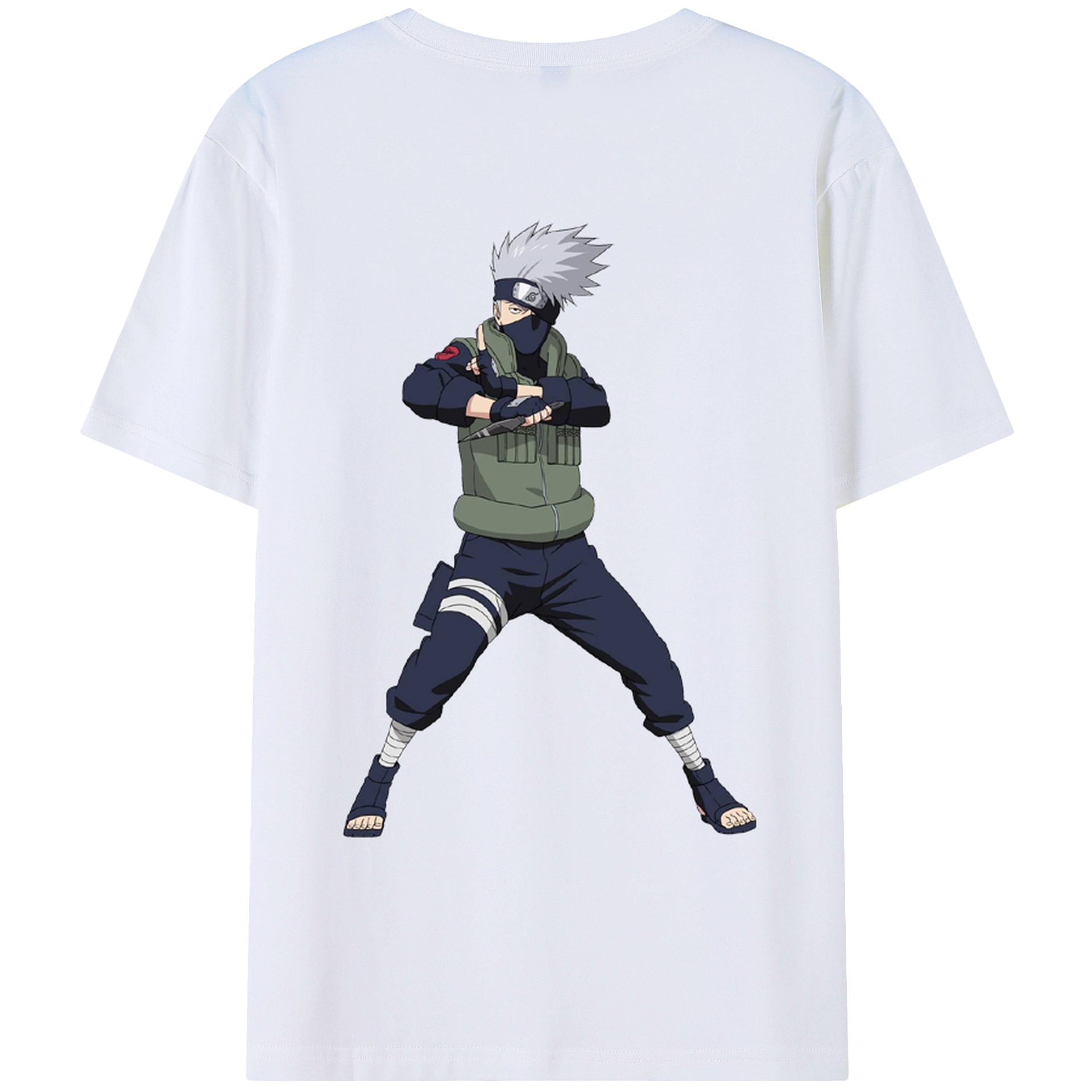 （画像用） NARUTO -ナルト- はたけ カカシ Hatake Kakashi レディース半袖Tシャツ(バックプリント)