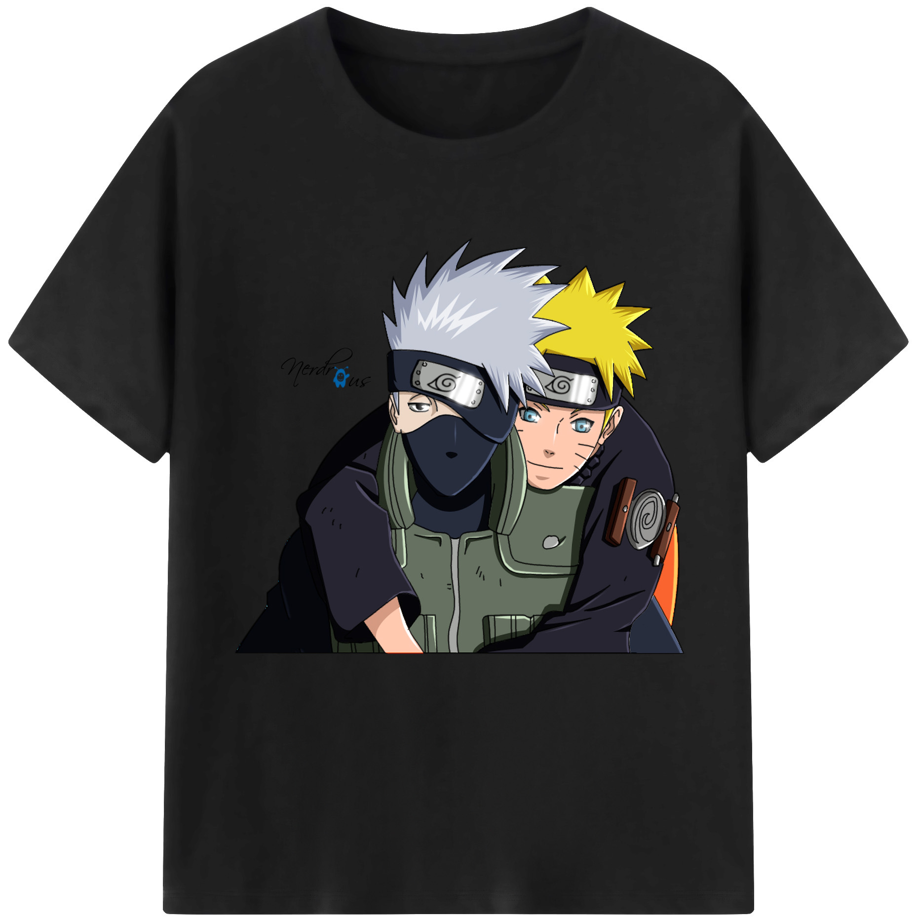 （画像用） NARUTO -ナルト- はたけ カカシ Hatake Kakashi レディースカジュアルプリントTシャツ（綿100％）