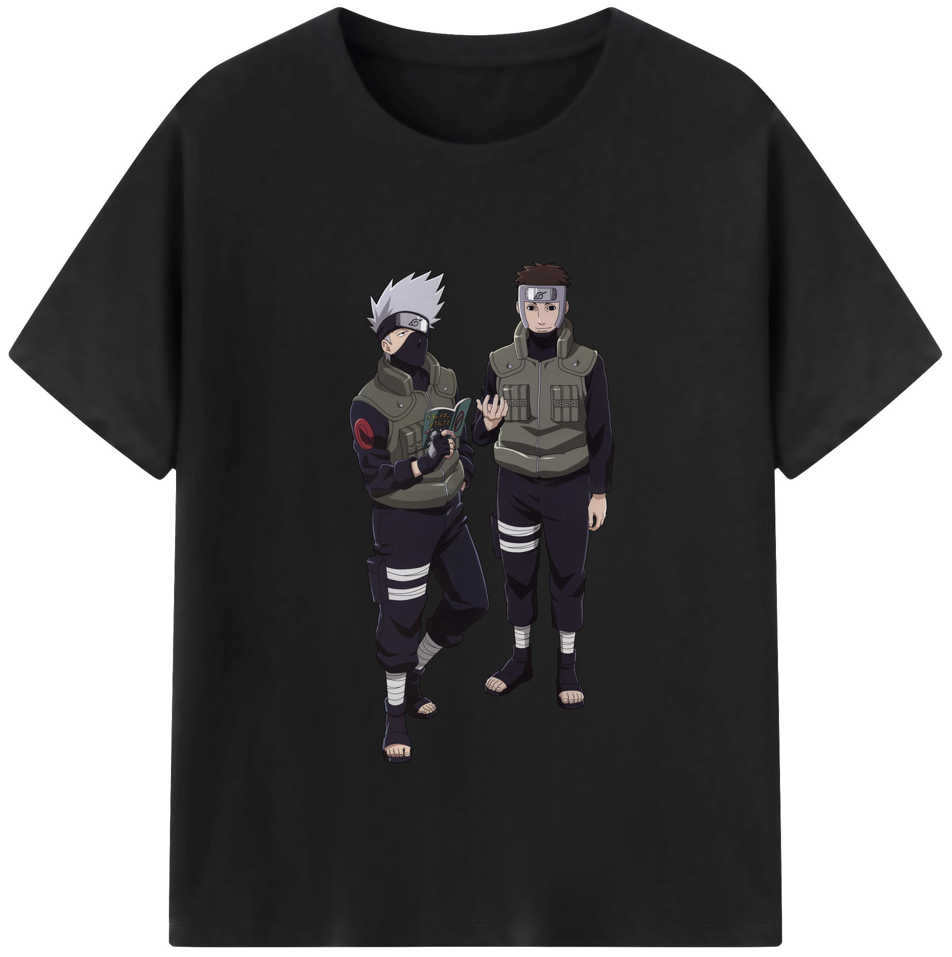 （画像用） NARUTO -ナルト- はたけ カカシ Hatake Kakashi レディースカジュアルプリントTシャツ（綿100％）