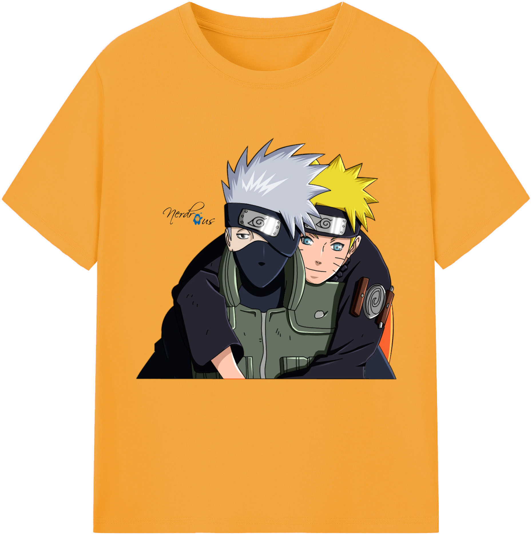 （画像用） NARUTO -ナルト- はたけ カカシ Hatake Kakashi レディースカジュアルプリントTシャツ（綿100％）