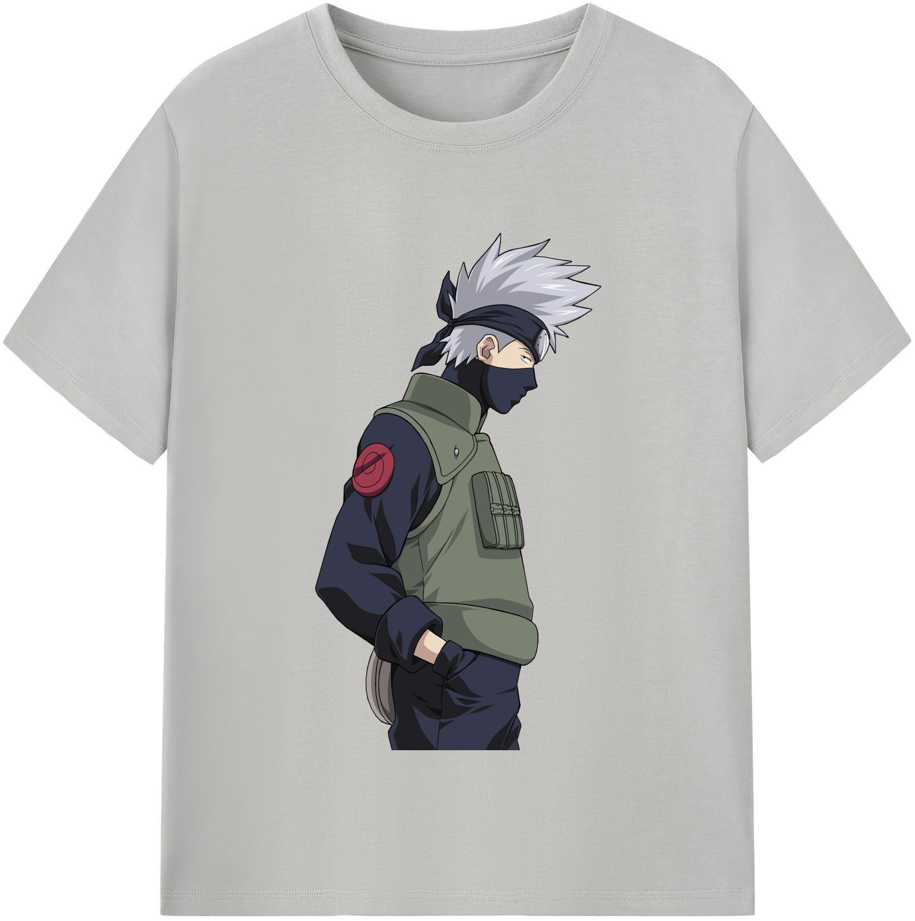 （画像用） NARUTO -ナルト- はたけ カカシ Hatake Kakashi レディースカジュアルプリントTシャツ（綿100％）